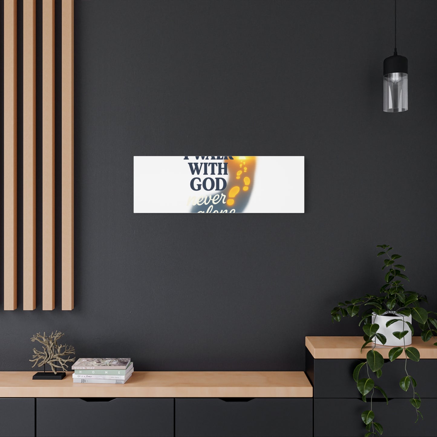 I Walk With God – Matte Canvas Wall Art