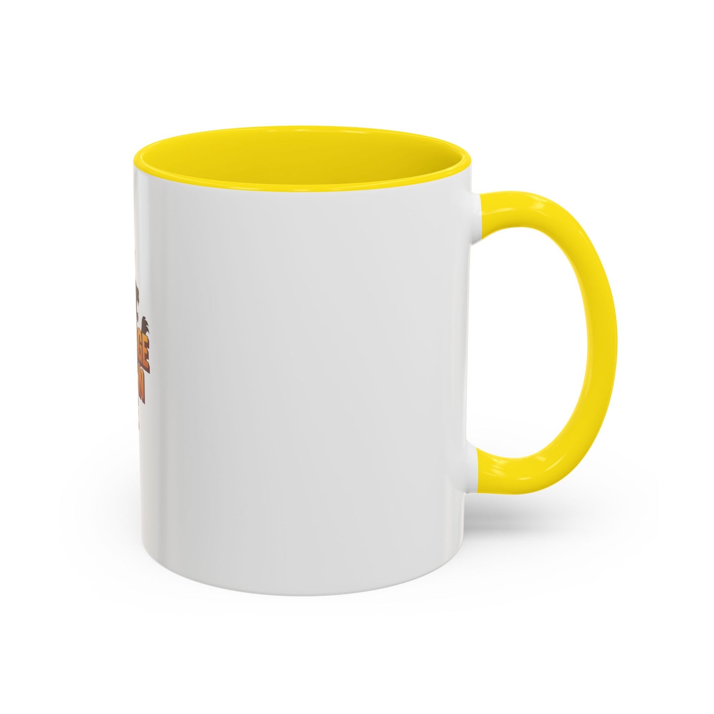 Courage-Inspired Accent Coffee Mug – A Daily Reminder to Stay Strong