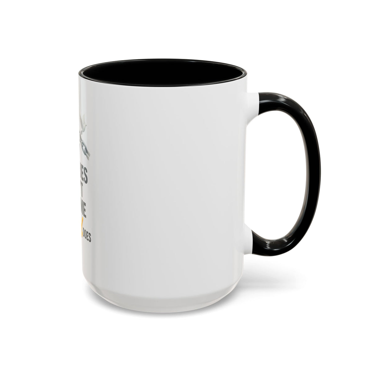 Faith-Inspiring Accent Coffee Mug - Motivational Gift for Coffee Lovers, Ideal for Birthdays, Holidays, Relaxation, Couples