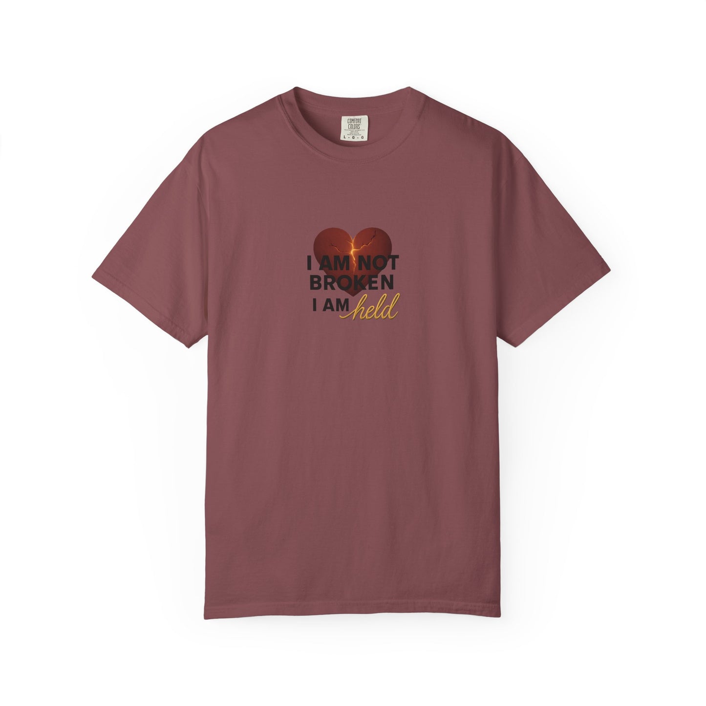 Heartfelt Garment-Dyed T-Shirt – Inspirational Unisex Tee for Comfort, Expression & Everyday Wear