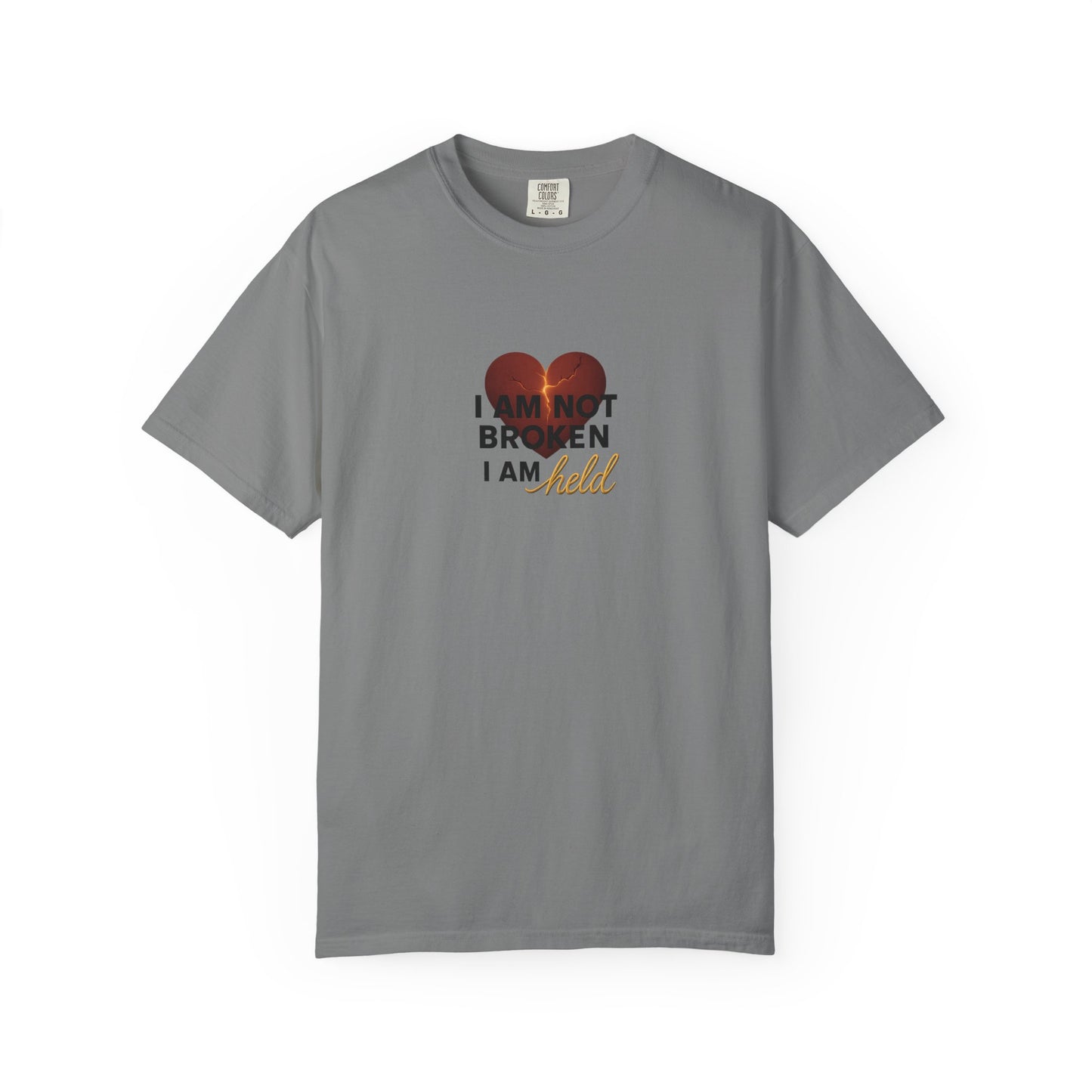 Heartfelt Garment-Dyed T-Shirt – Inspirational Unisex Tee for Comfort, Expression & Everyday Wear