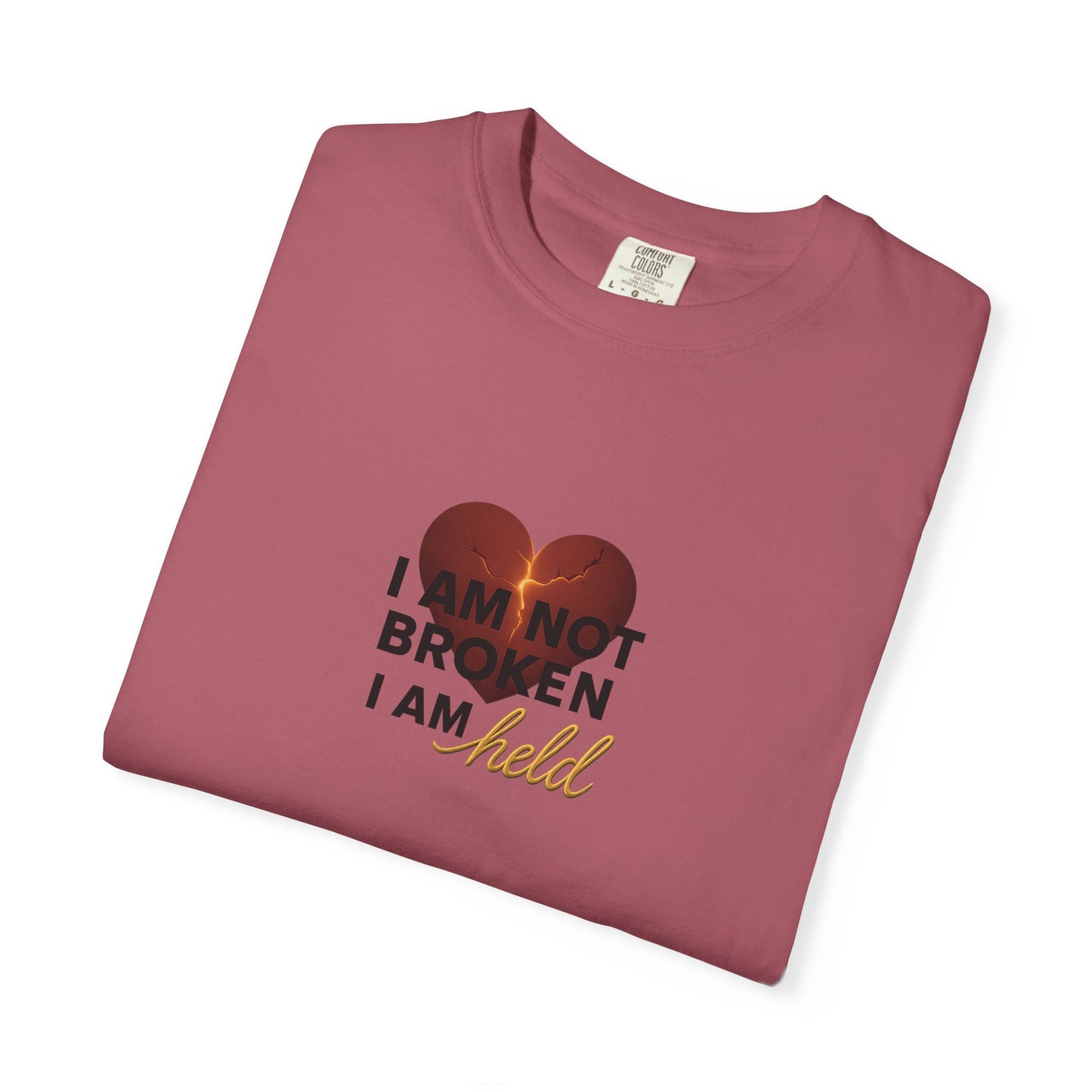 Heartfelt Garment-Dyed T-Shirt – Inspirational Unisex Tee for Comfort, Expression & Everyday Wear