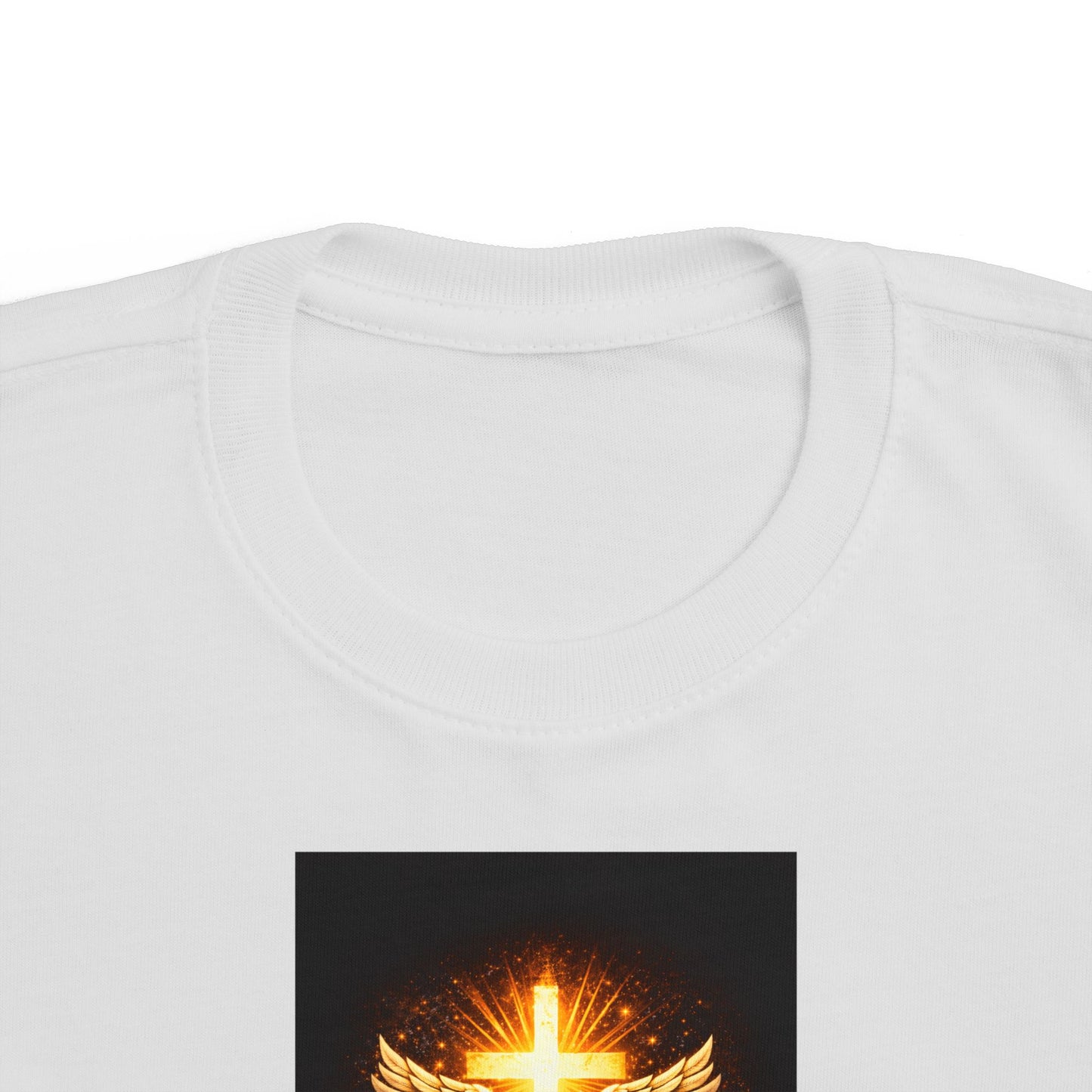 Toddler T‑Shirt — Jesus Saves, Flame Dove Christian Tee