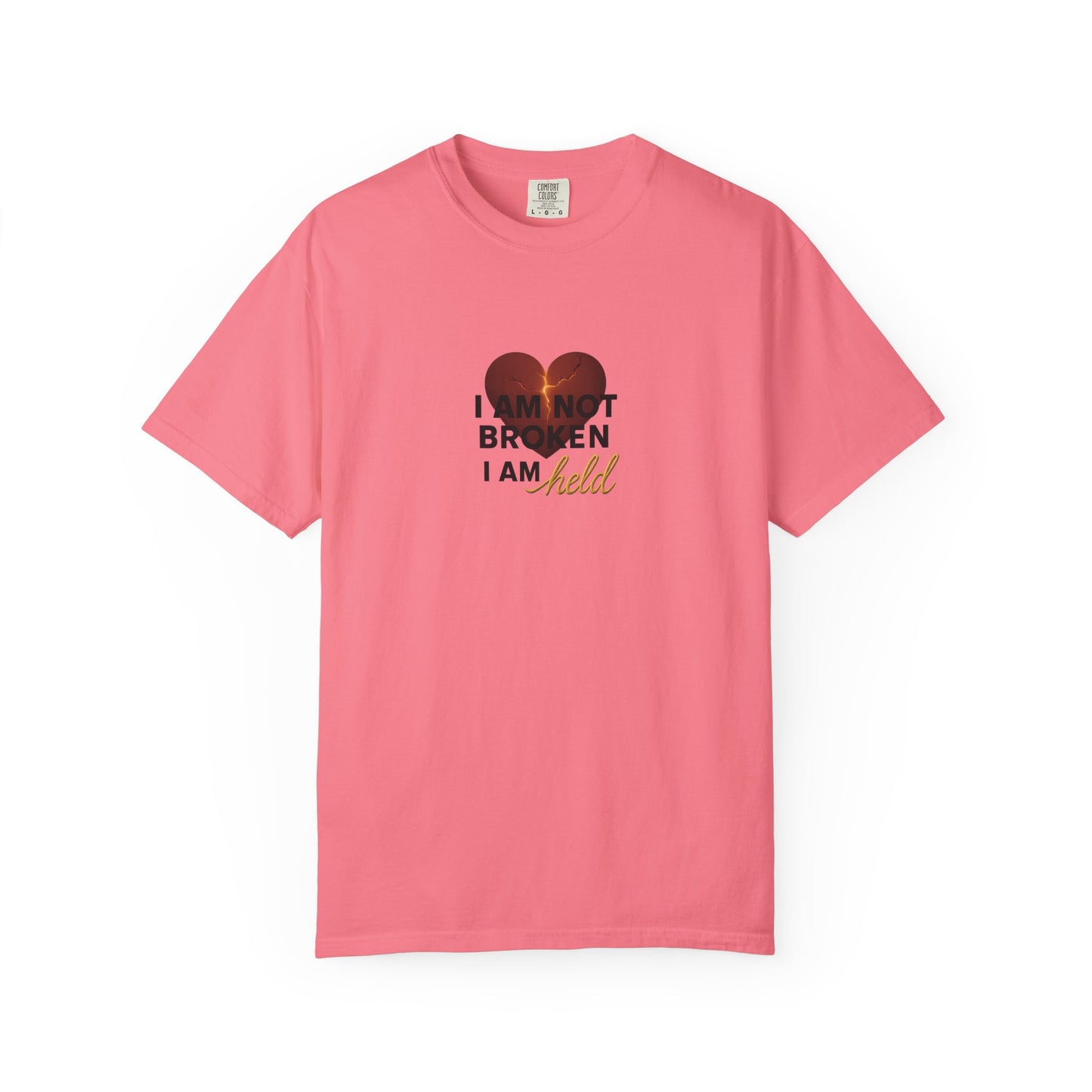 Heartfelt Garment-Dyed T-Shirt – Inspirational Unisex Tee for Comfort, Expression & Everyday Wear