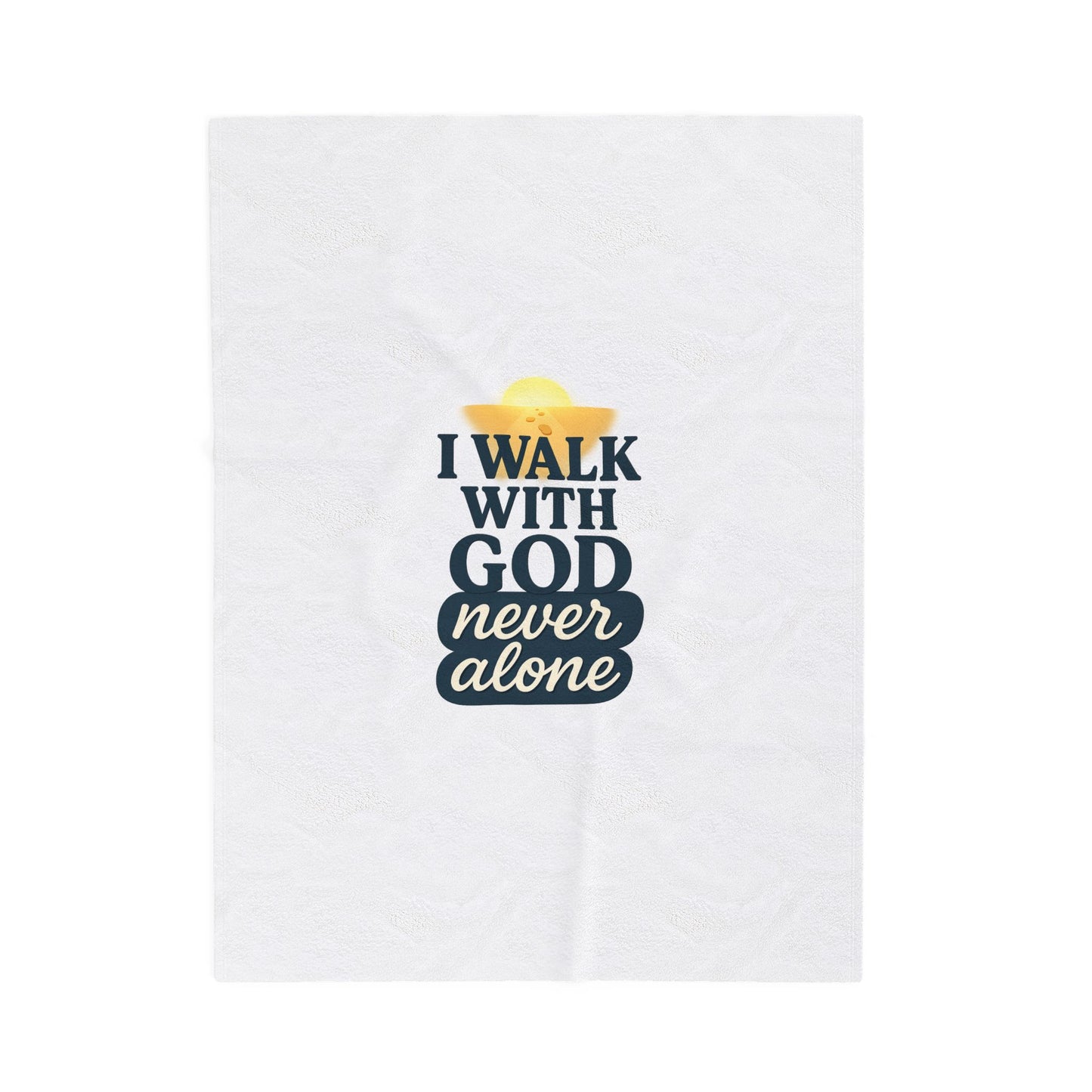 Inspirational Velveteen Plush Blanket - Cozy Throw for Faith, Comfort, Prayer, Christian Gift, Home Decor