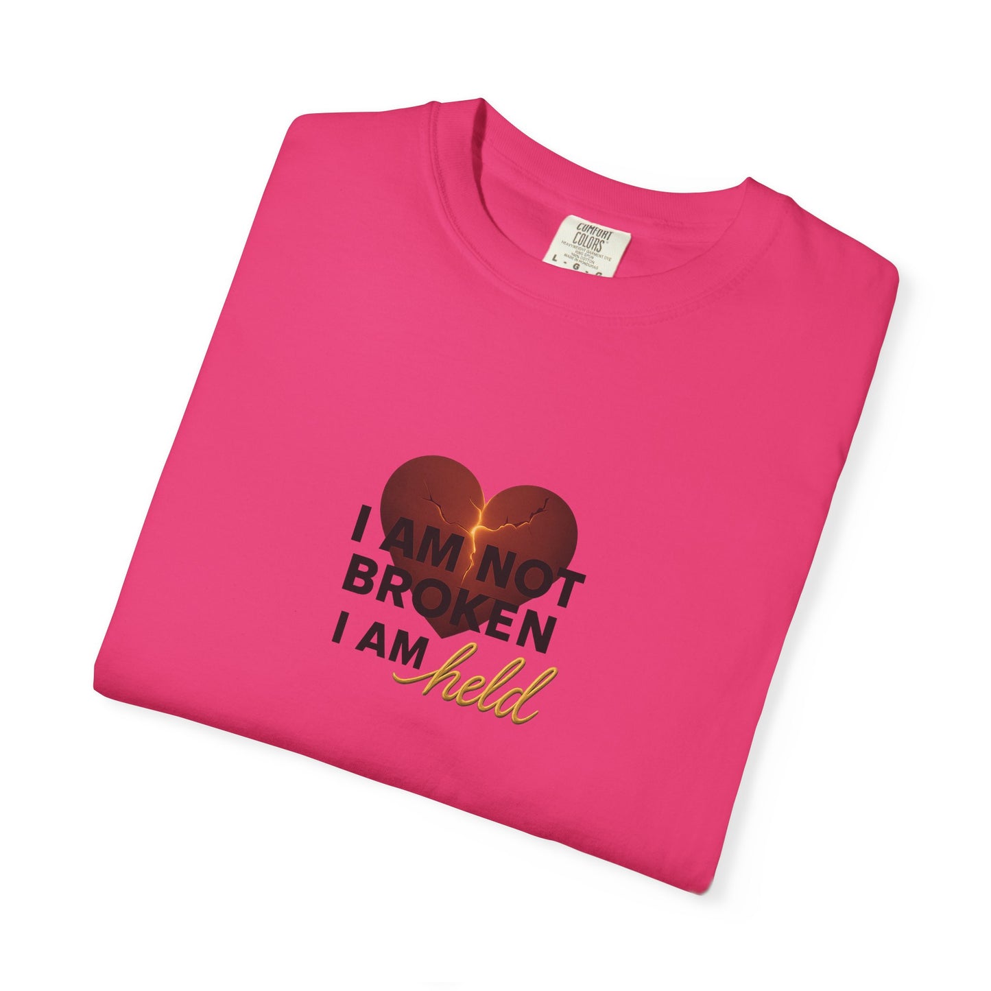 Heartfelt Garment-Dyed T-Shirt – Inspirational Unisex Tee for Comfort, Expression & Everyday Wear