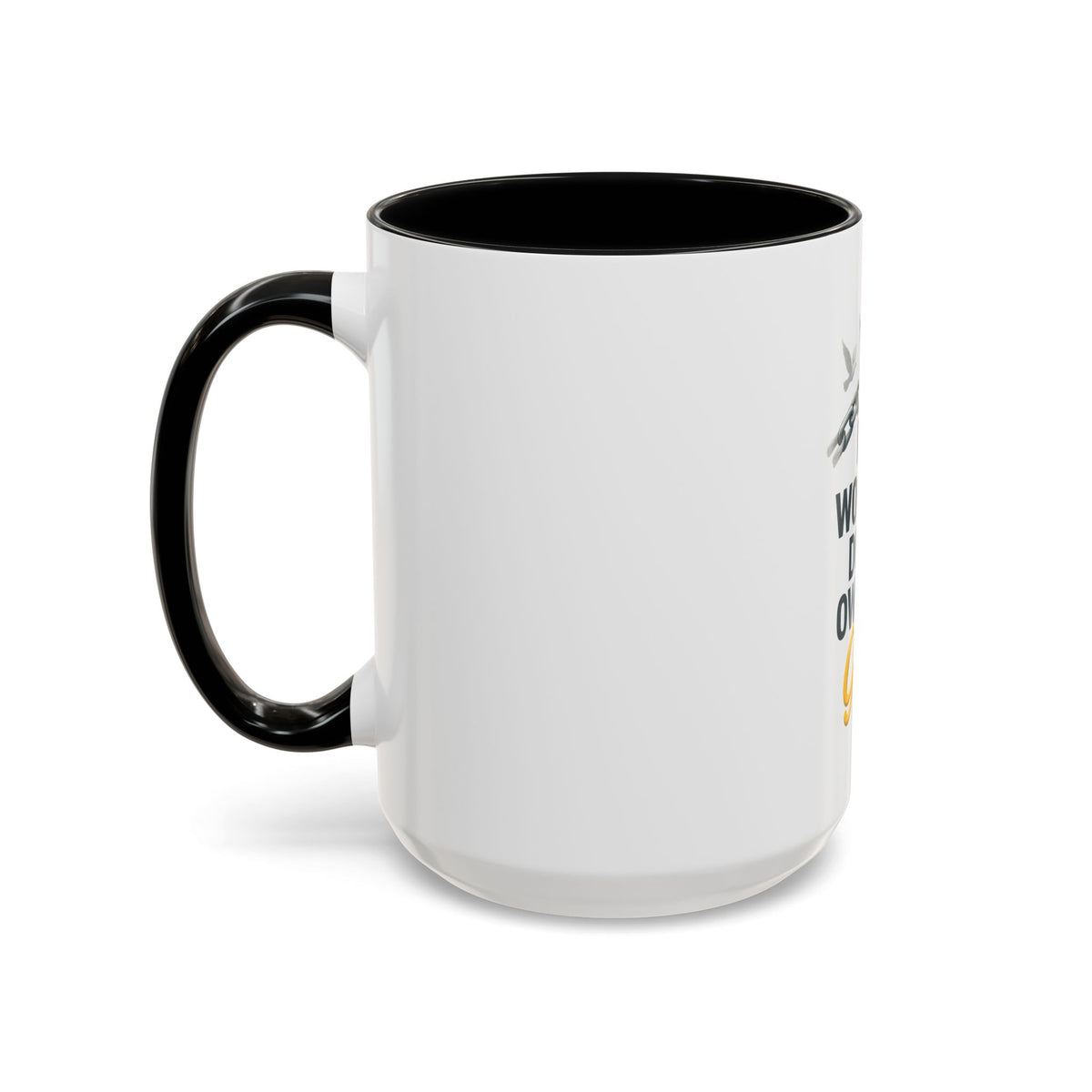 Faith-Inspiring Accent Coffee Mug - Motivational Gift for Coffee Lovers, Ideal for Birthdays, Holidays, Relaxation, Couples