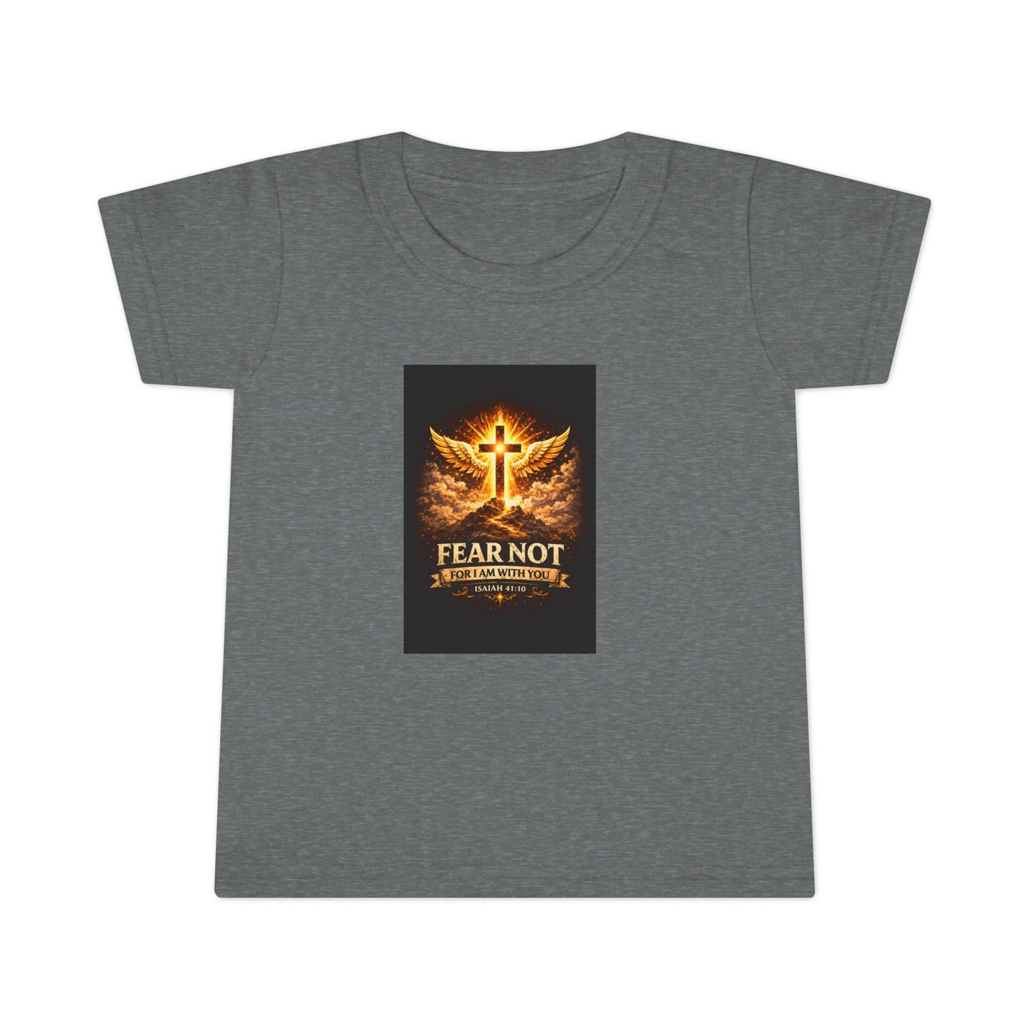 Toddler T-Shirt - Fear Not, Guardian Angel Cross Graphic