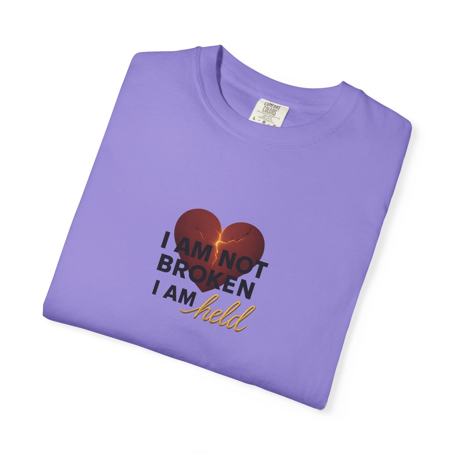 Heartfelt Garment-Dyed T-Shirt – Inspirational Unisex Tee for Comfort, Expression & Everyday Wear