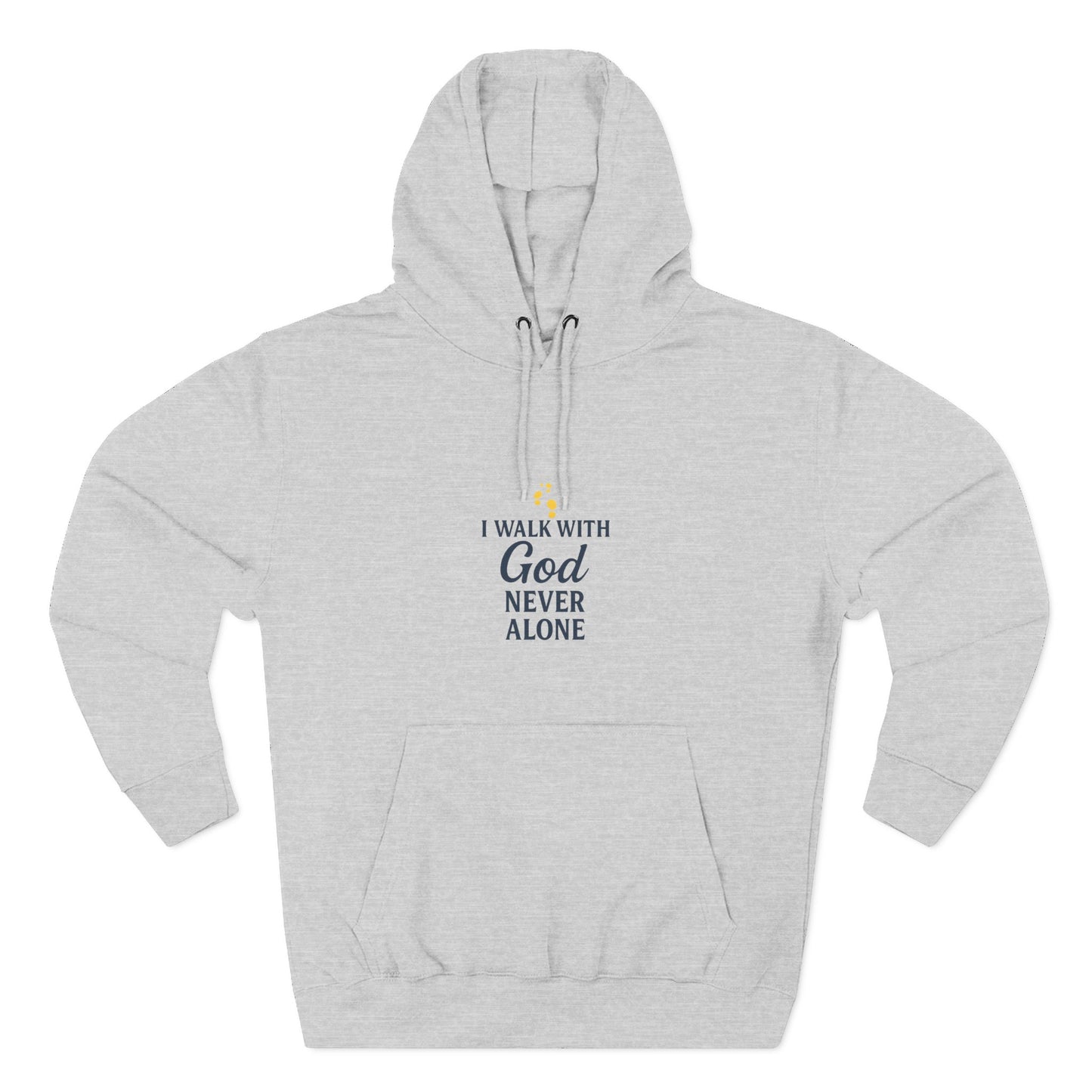 Three-Panel Fleece Hoodie