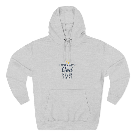 Three-Panel Fleece Hoodie