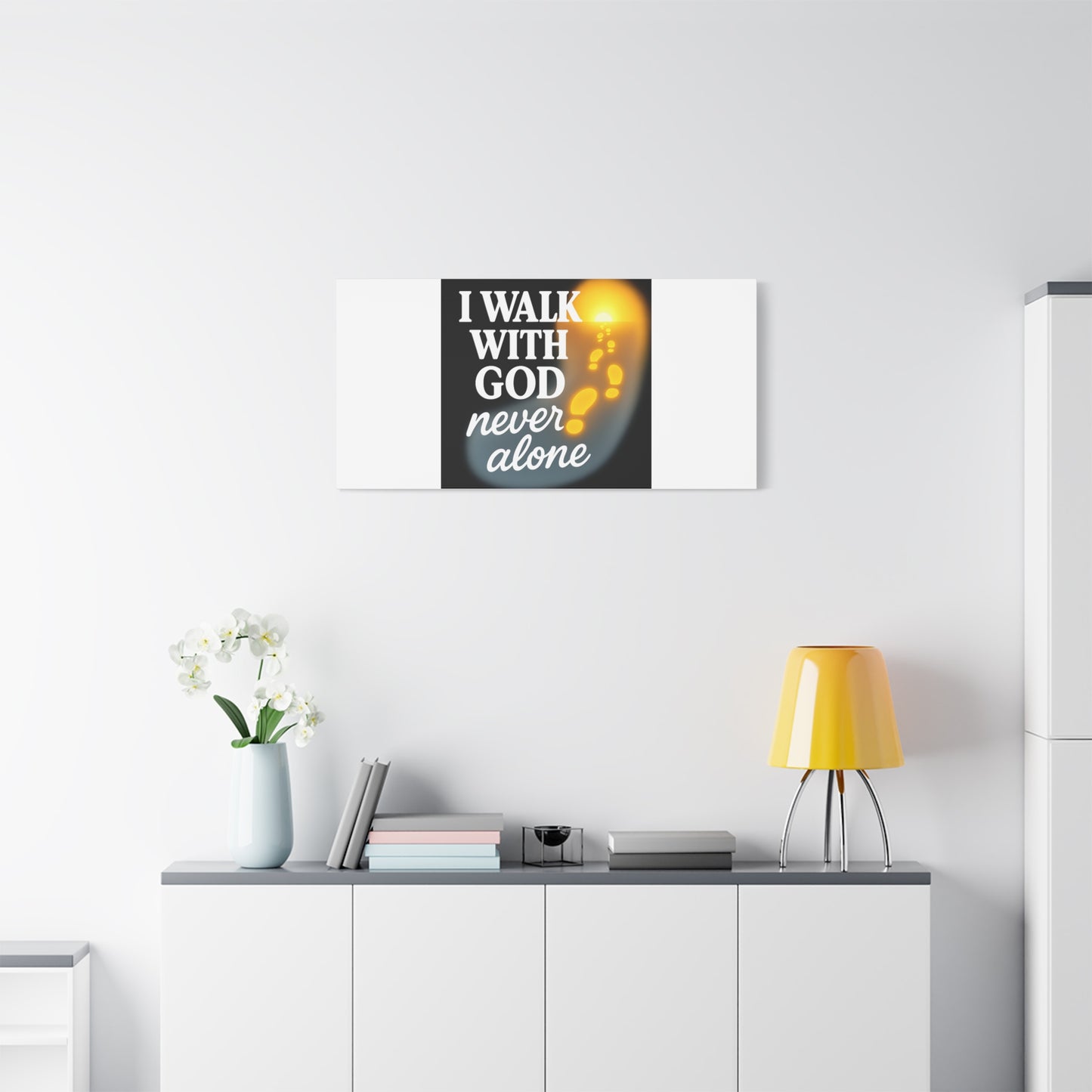 I Walk With God – Matte Canvas Wall Art