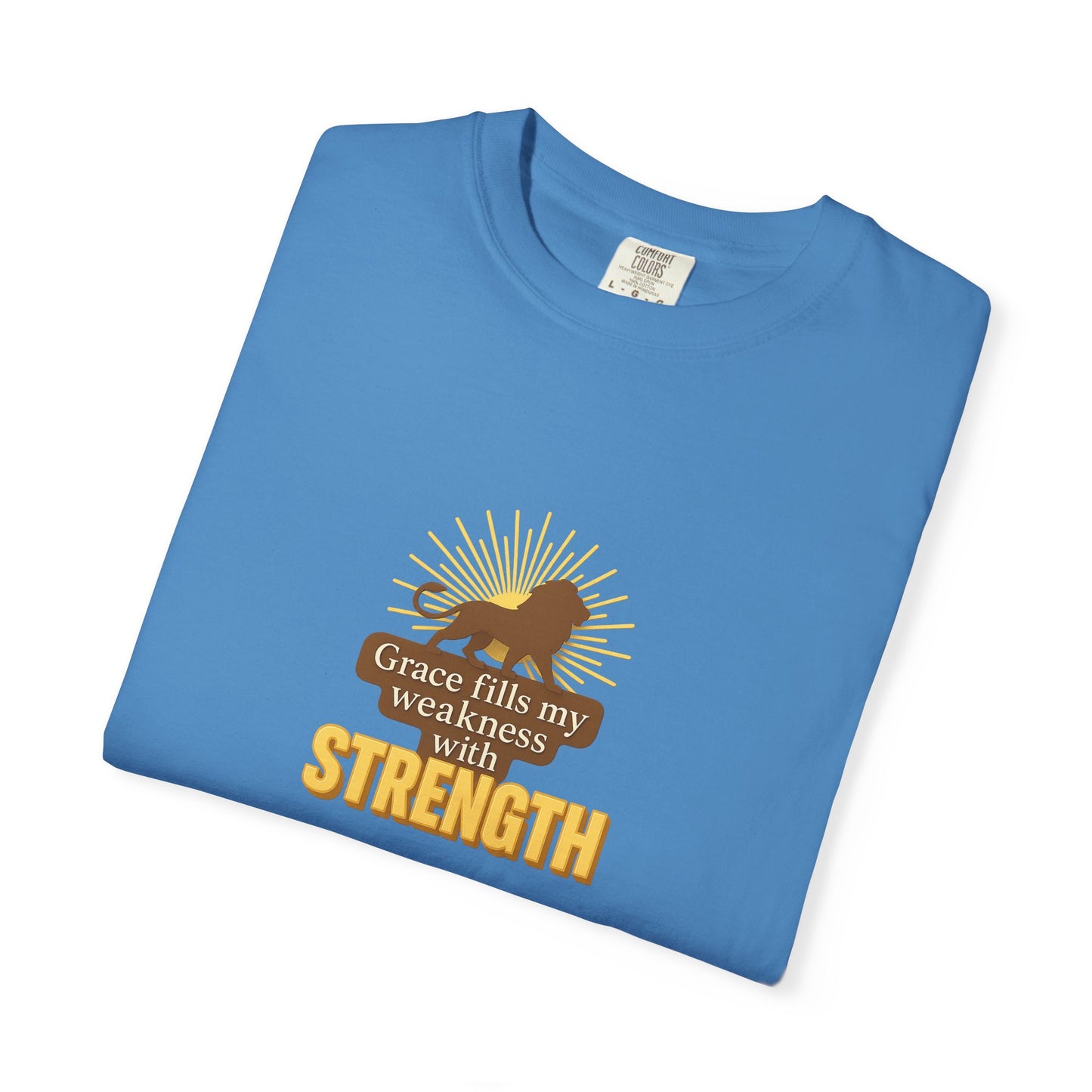 Inspirational Garment-Dyed T-Shirt, Faith Shirt, God Story Tee, Christian Apparel, Motivational Graphic Tee
