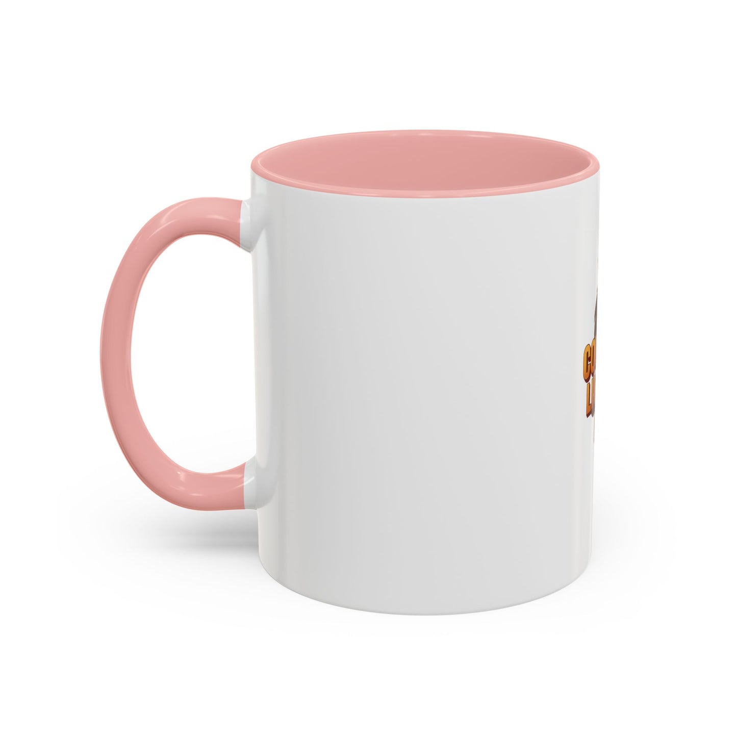 Courage-Inspired Accent Coffee Mug – A Daily Reminder to Stay Strong
