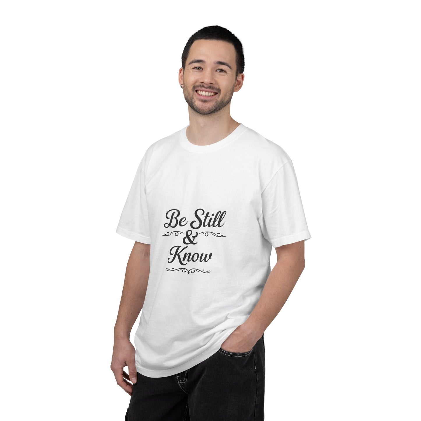 Be Still & Know T-Shirt — Inspirational Faith Graphic Tee