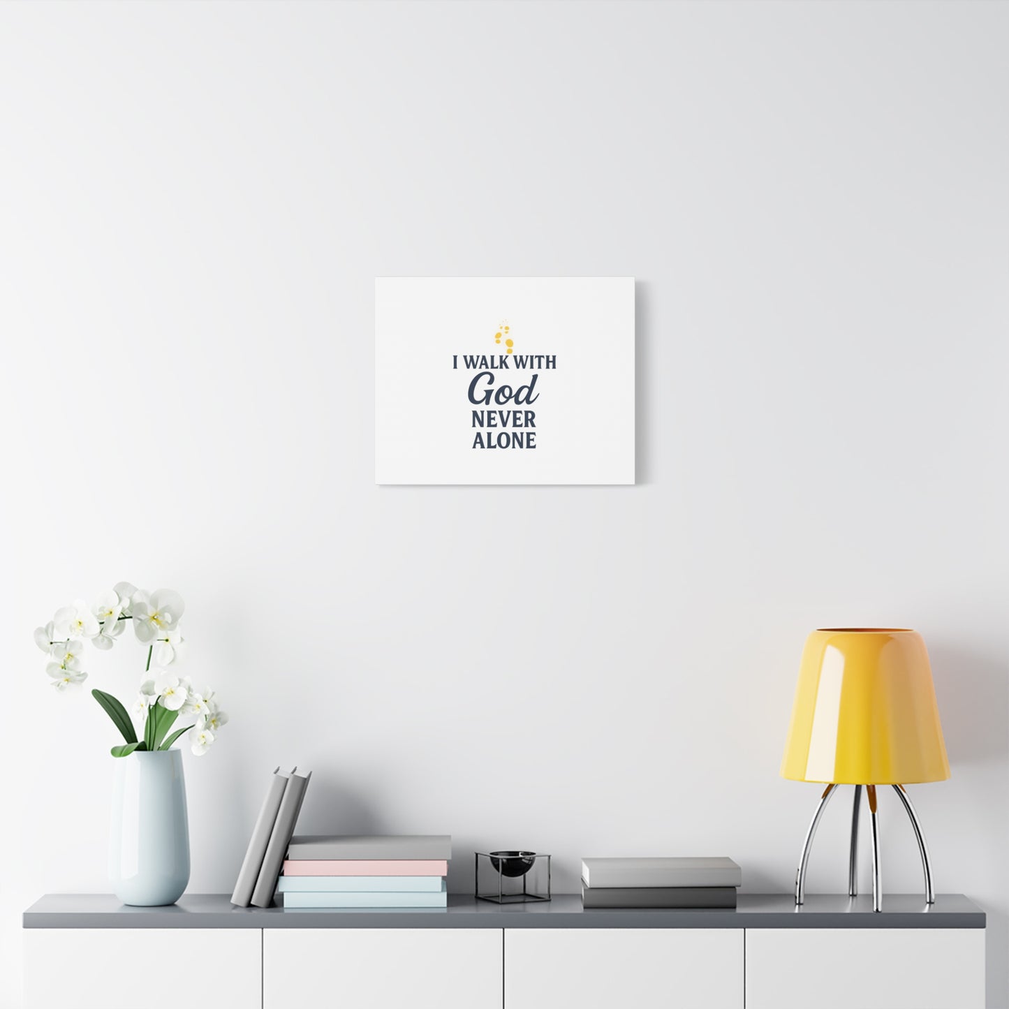 I Walk With God – Matte Canvas Wall Art