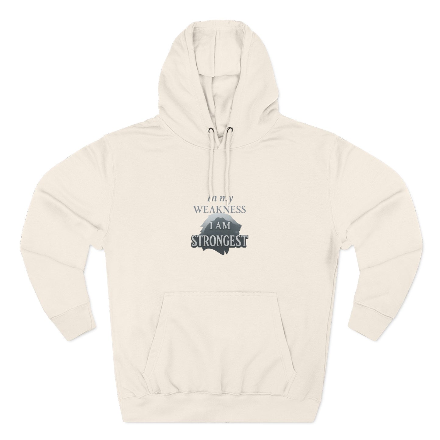 Three-Panel Fleece Hoodie