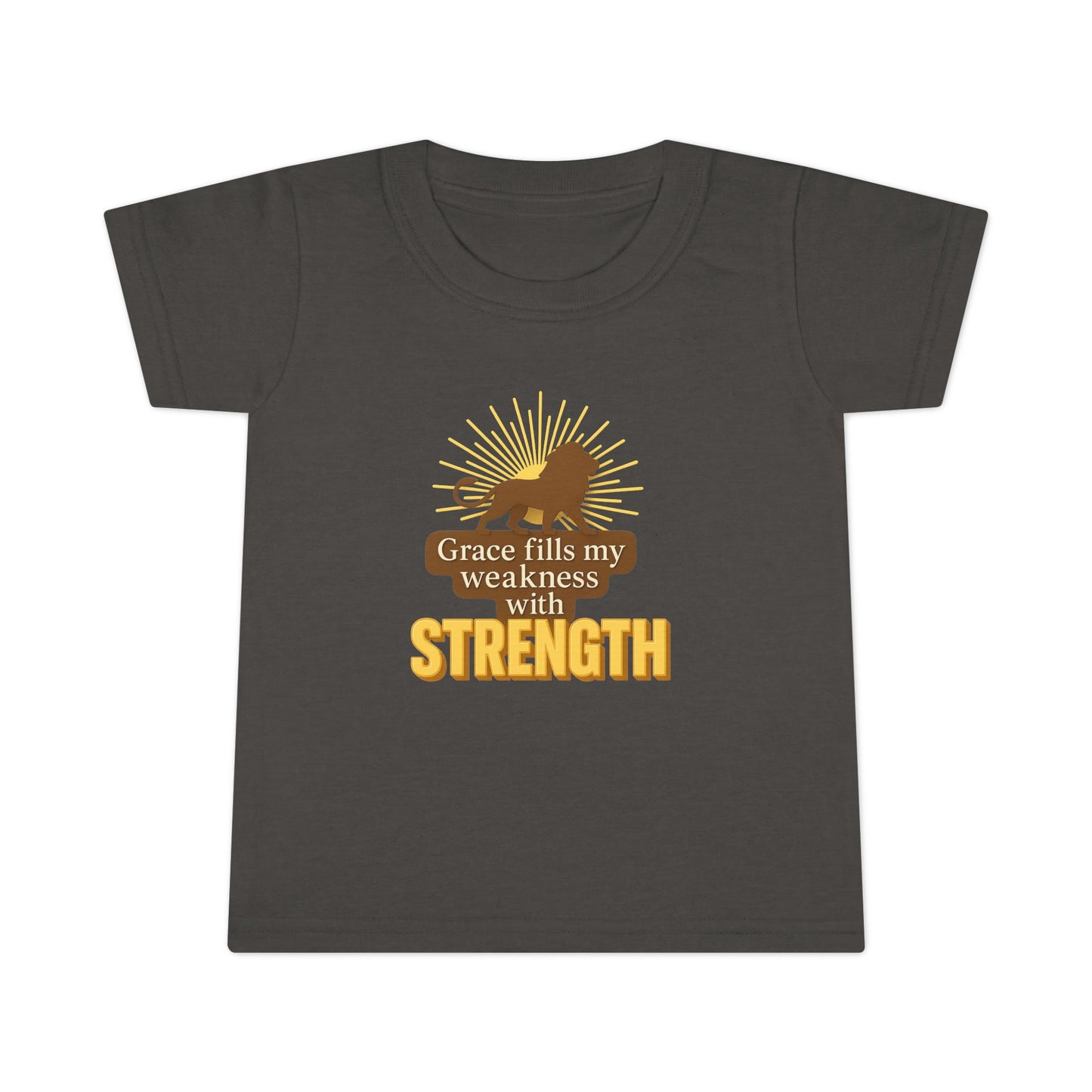 Toddler T-Shirt – Grace Fills My Weakness with Strength