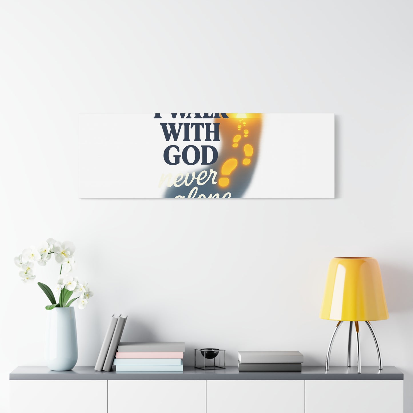 I Walk With God – Matte Canvas Wall Art