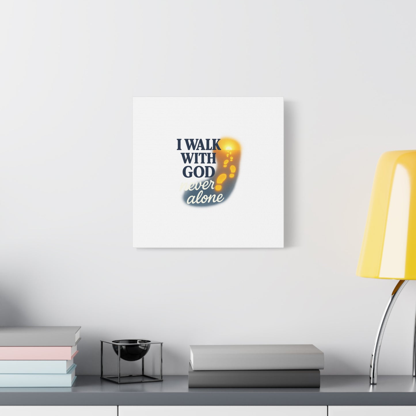 I Walk With God – Matte Canvas Wall Art