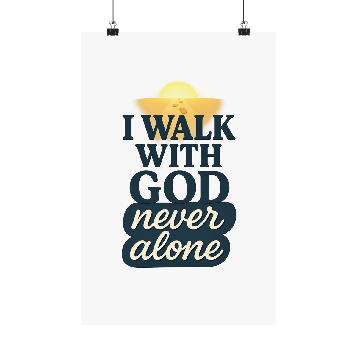 Inspirational Matte Vertical Posters - Wall Decor, Christian Art, Motivational Quotes, Home Decoration, Faith-Based Gifts