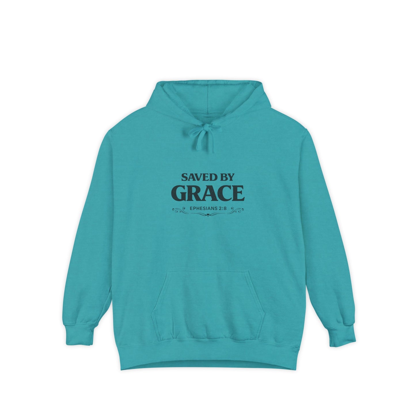 Saved By Grace Hoodie — Christian Faith Pullover (Ephesians 2:8-9)