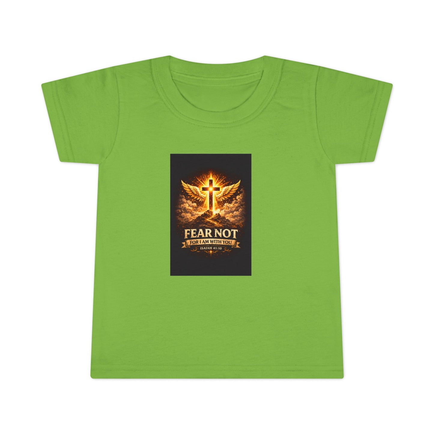 Toddler T-Shirt - Fear Not, Guardian Angel Cross Graphic