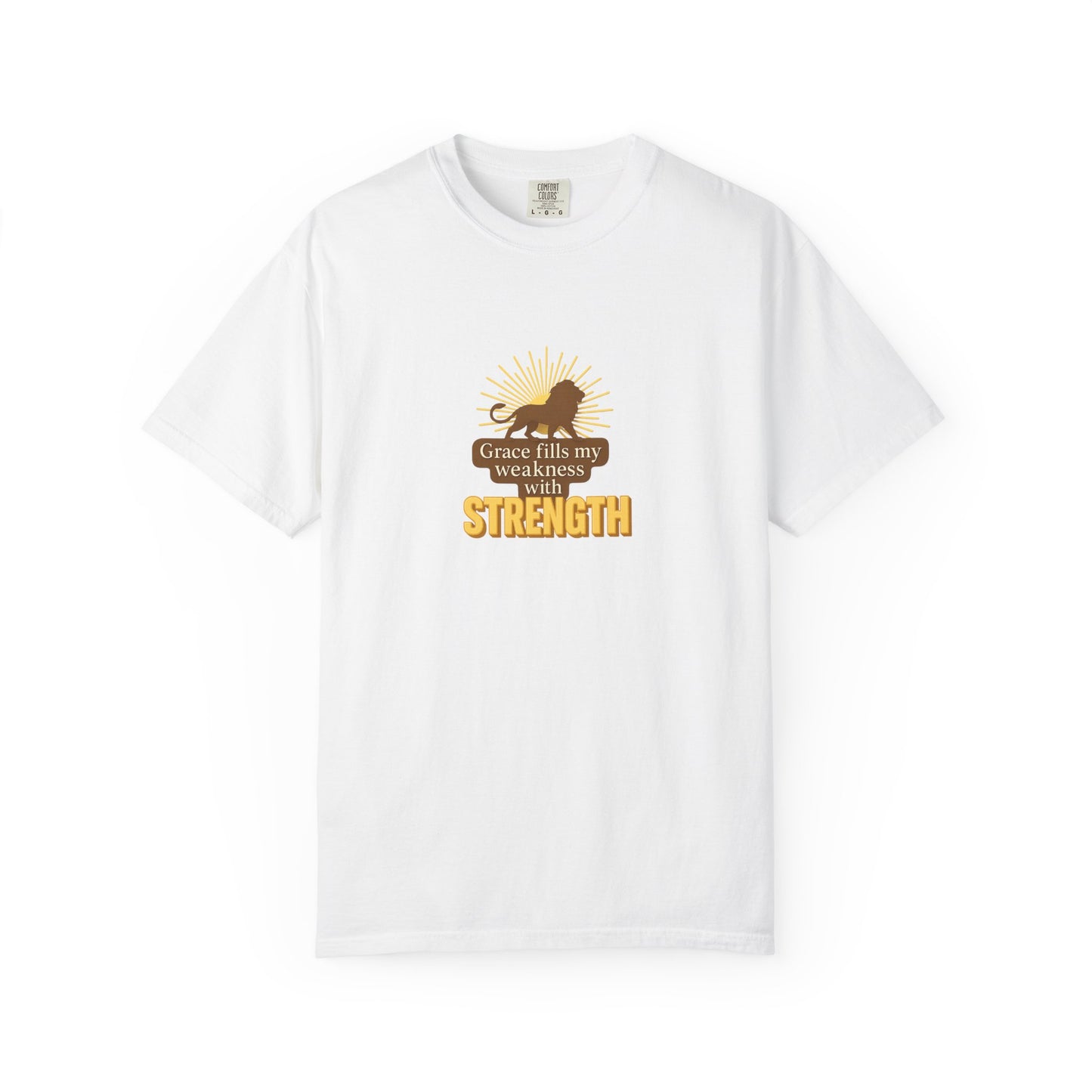 Inspirational Garment-Dyed T-Shirt, Faith Shirt, God Story Tee, Christian Apparel, Motivational Graphic Tee