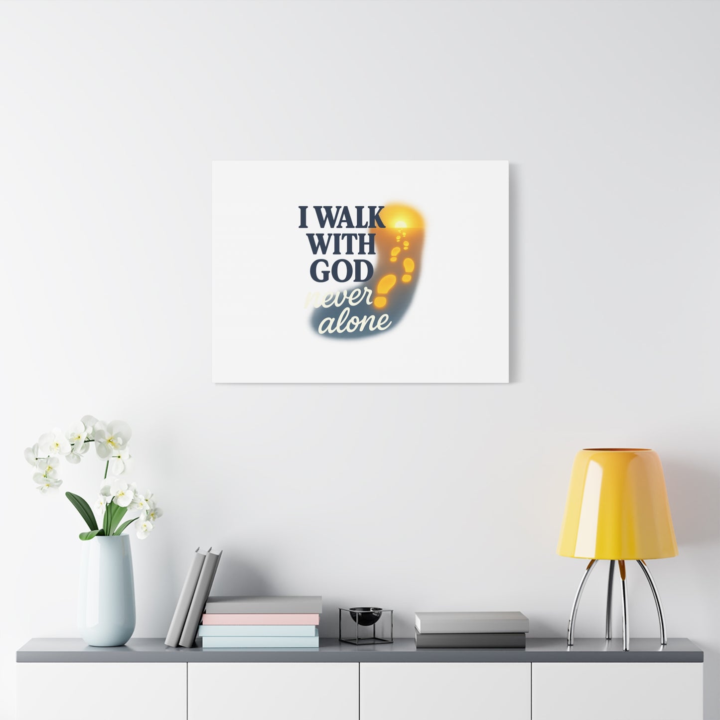 I Walk With God – Matte Canvas Wall Art