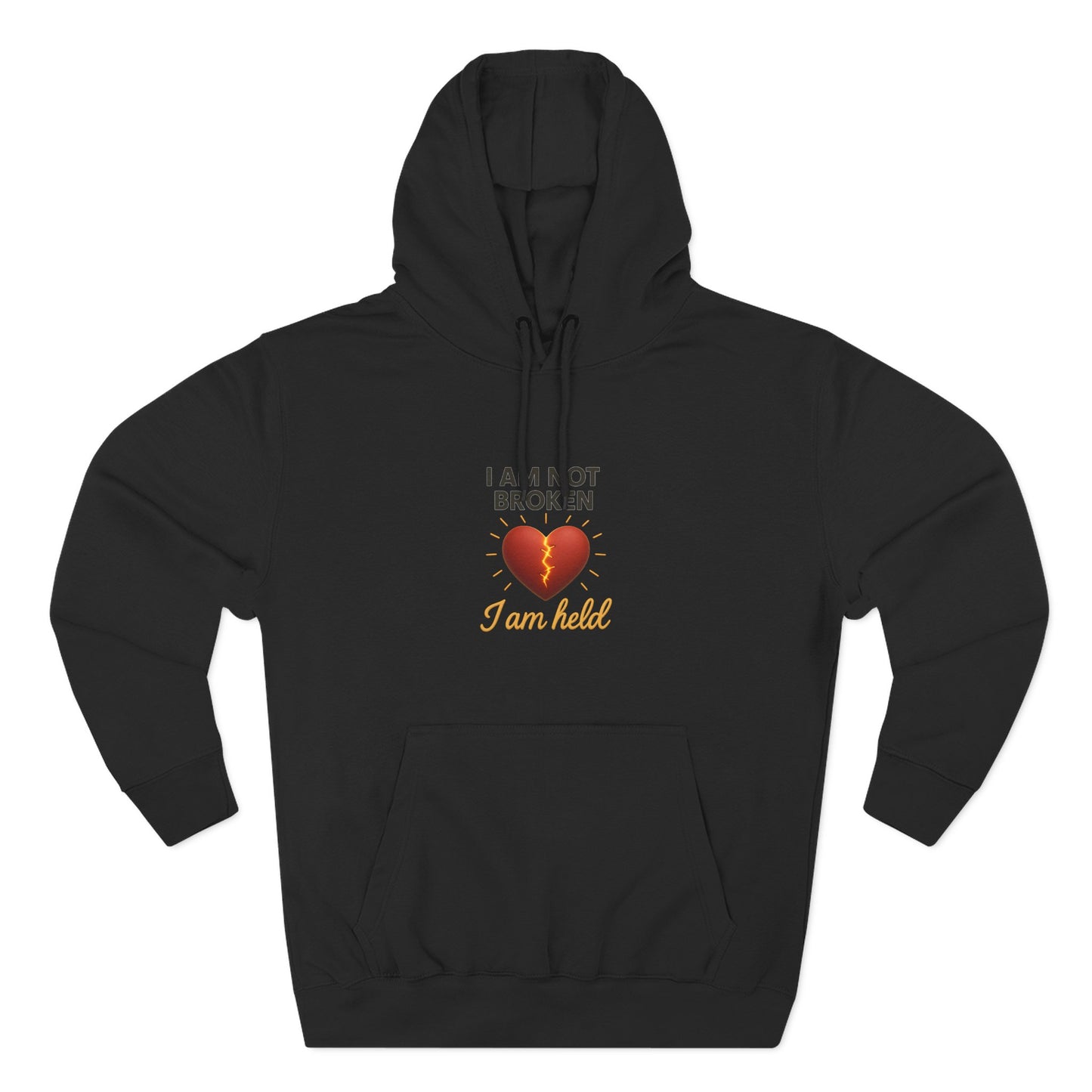 I Am Not Broken – Inspirational Hoodie for Strength, Healing & Self-Love