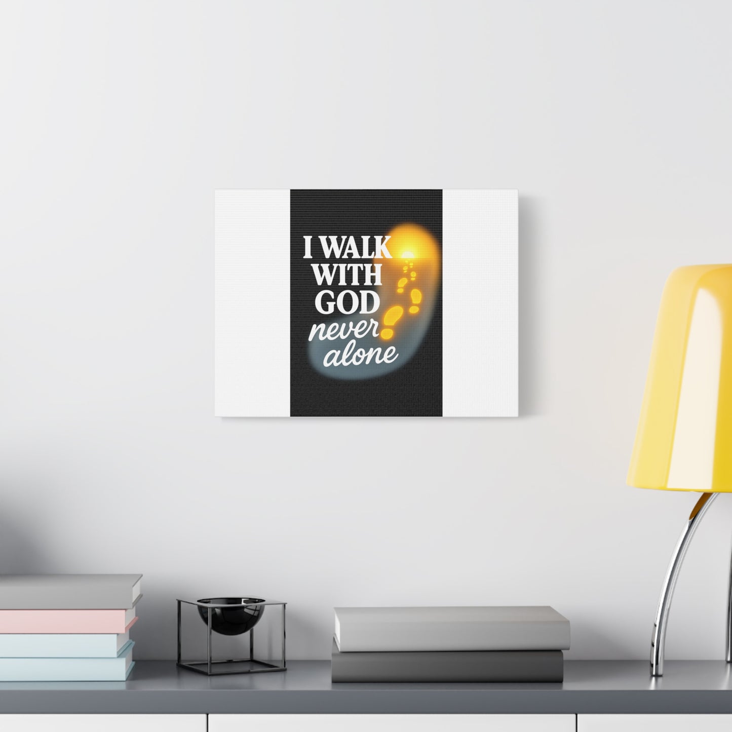 I Walk With God – Matte Canvas Wall Art