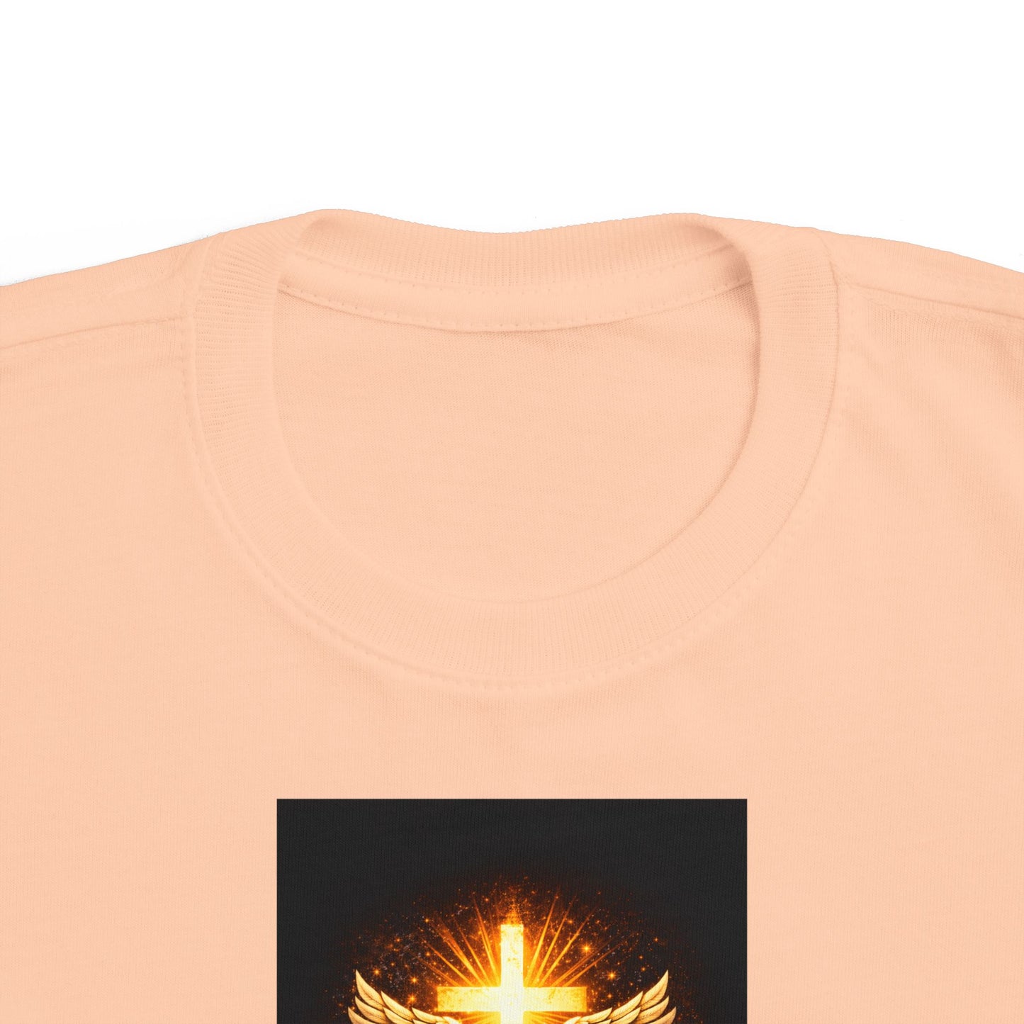 Toddler T‑Shirt — Jesus Saves, Flame Dove Christian Tee