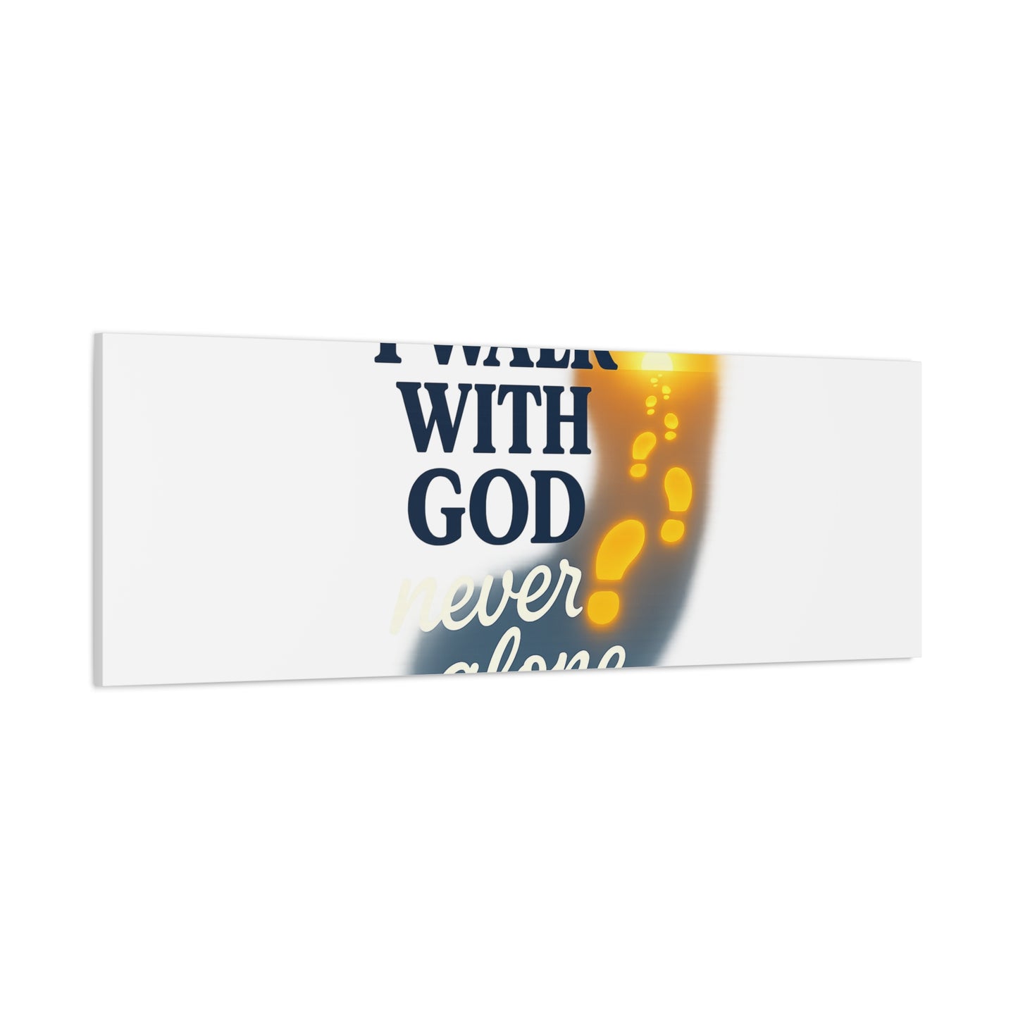 I Walk With God – Matte Canvas Wall Art