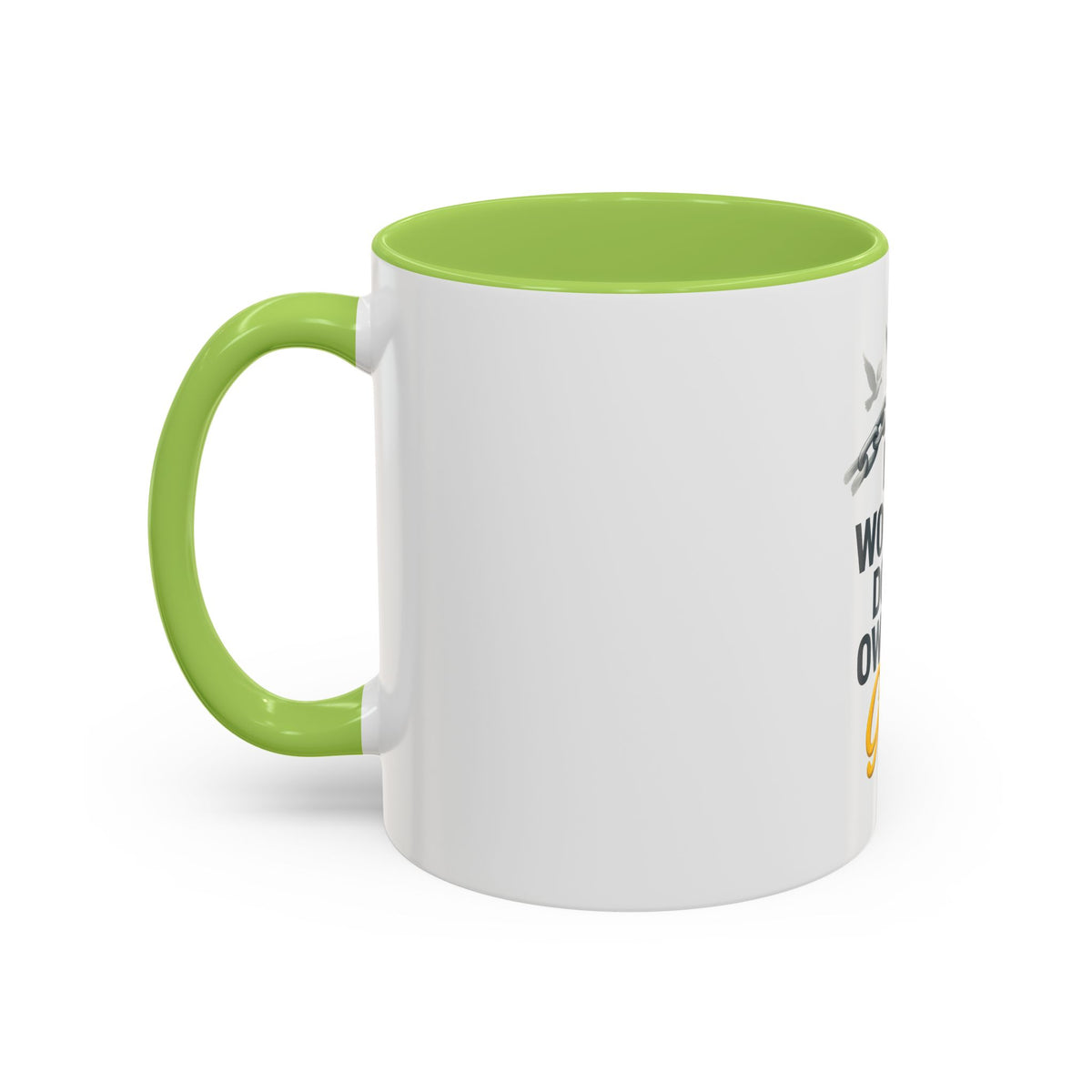 Faith-Inspiring Accent Coffee Mug - Motivational Gift for Coffee Lovers, Ideal for Birthdays, Holidays, Relaxation, Couples