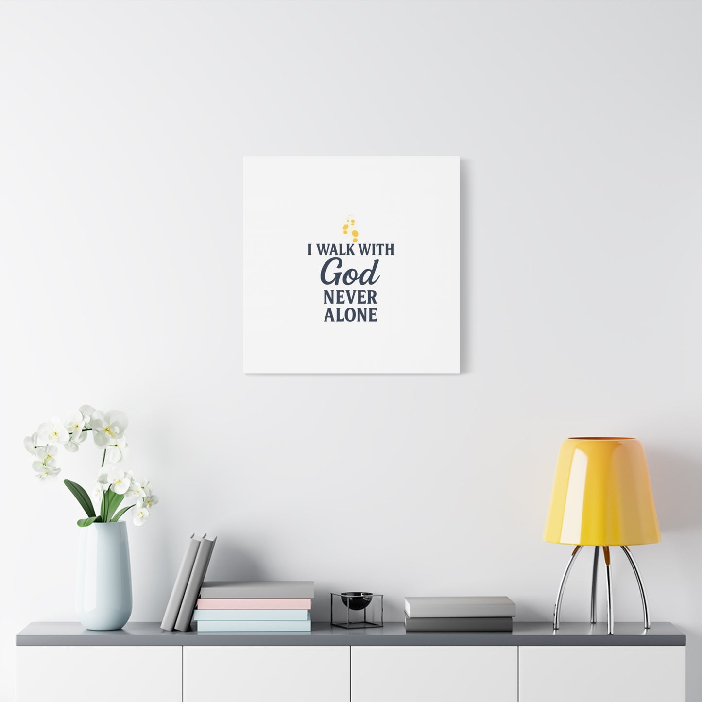 I Walk With God – Matte Canvas Wall Art