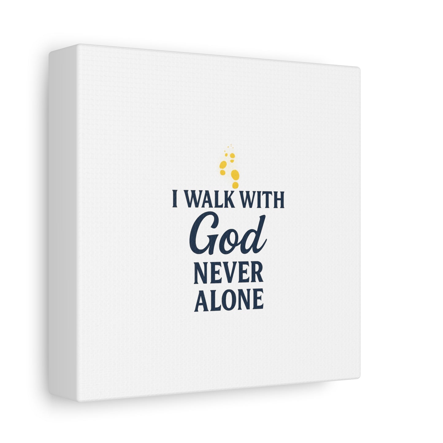 I Walk With God – Matte Canvas Wall Art