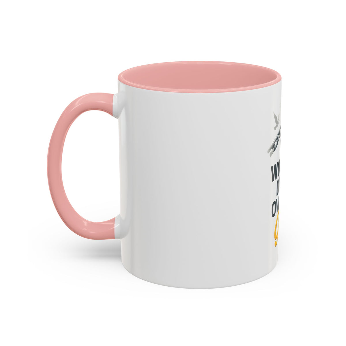 Faith-Inspiring Accent Coffee Mug - Motivational Gift for Coffee Lovers, Ideal for Birthdays, Holidays, Relaxation, Couples