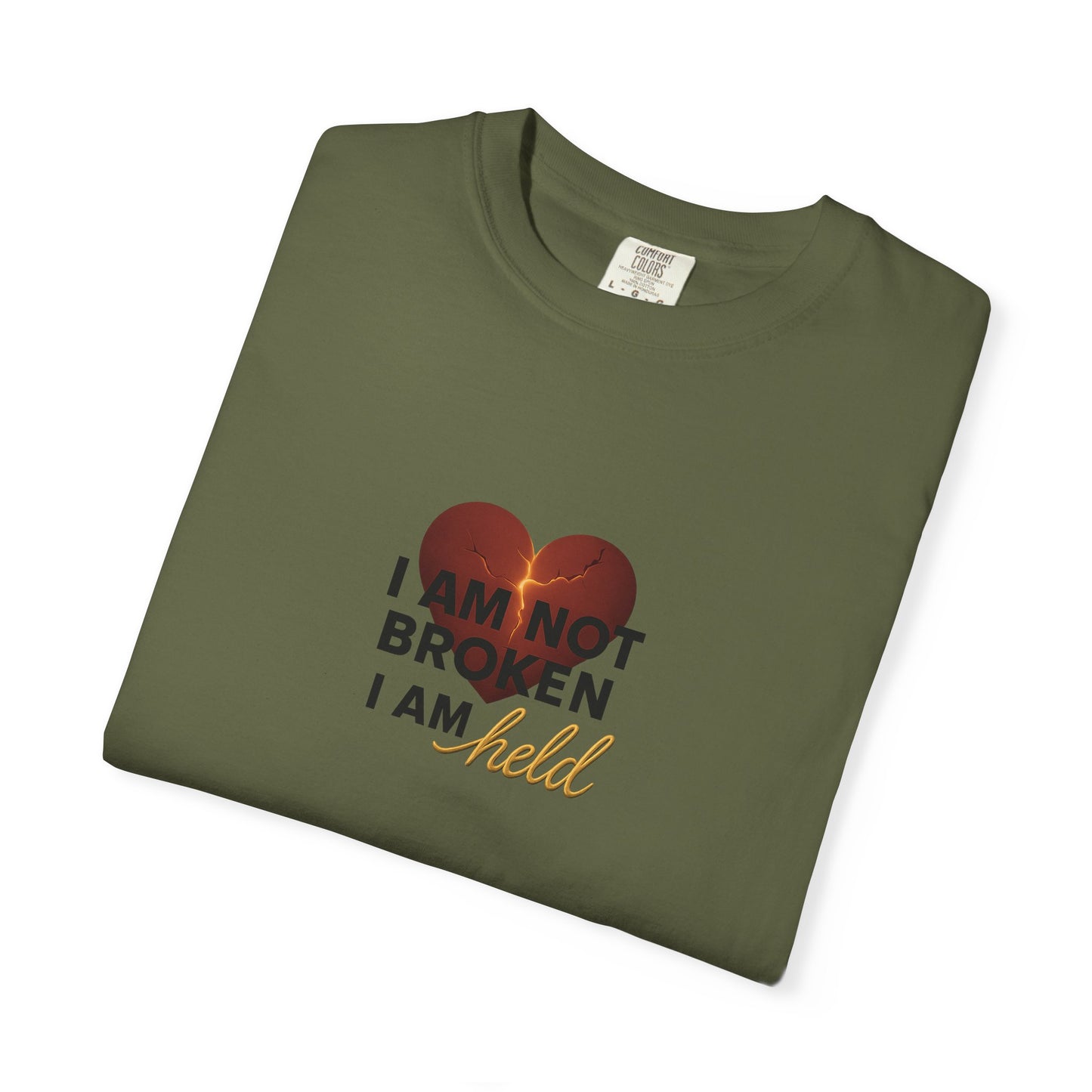 Heartfelt Garment-Dyed T-Shirt – Inspirational Unisex Tee for Comfort, Expression & Everyday Wear