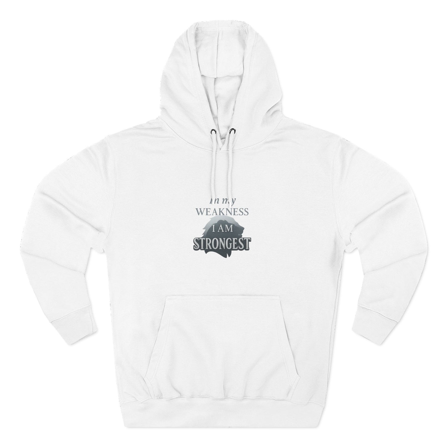 Three-Panel Fleece Hoodie