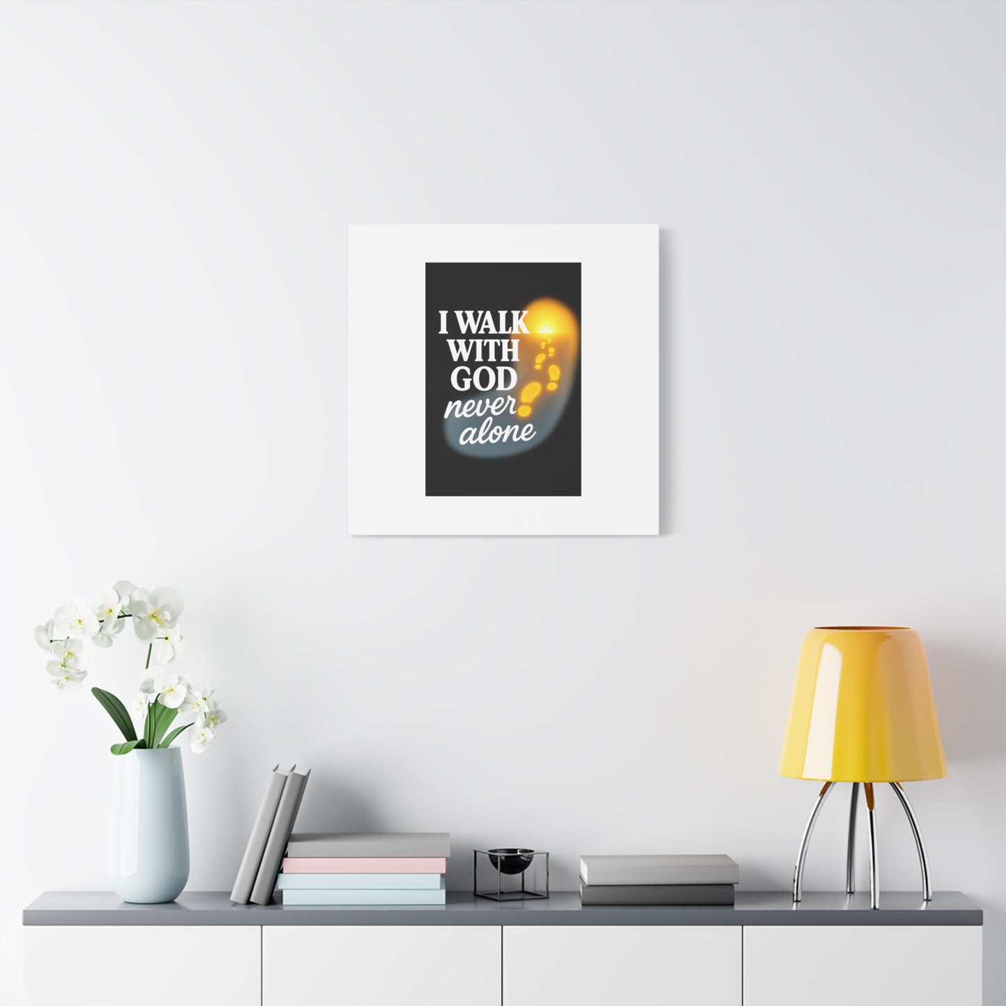 I Walk With God – Matte Canvas Wall Art