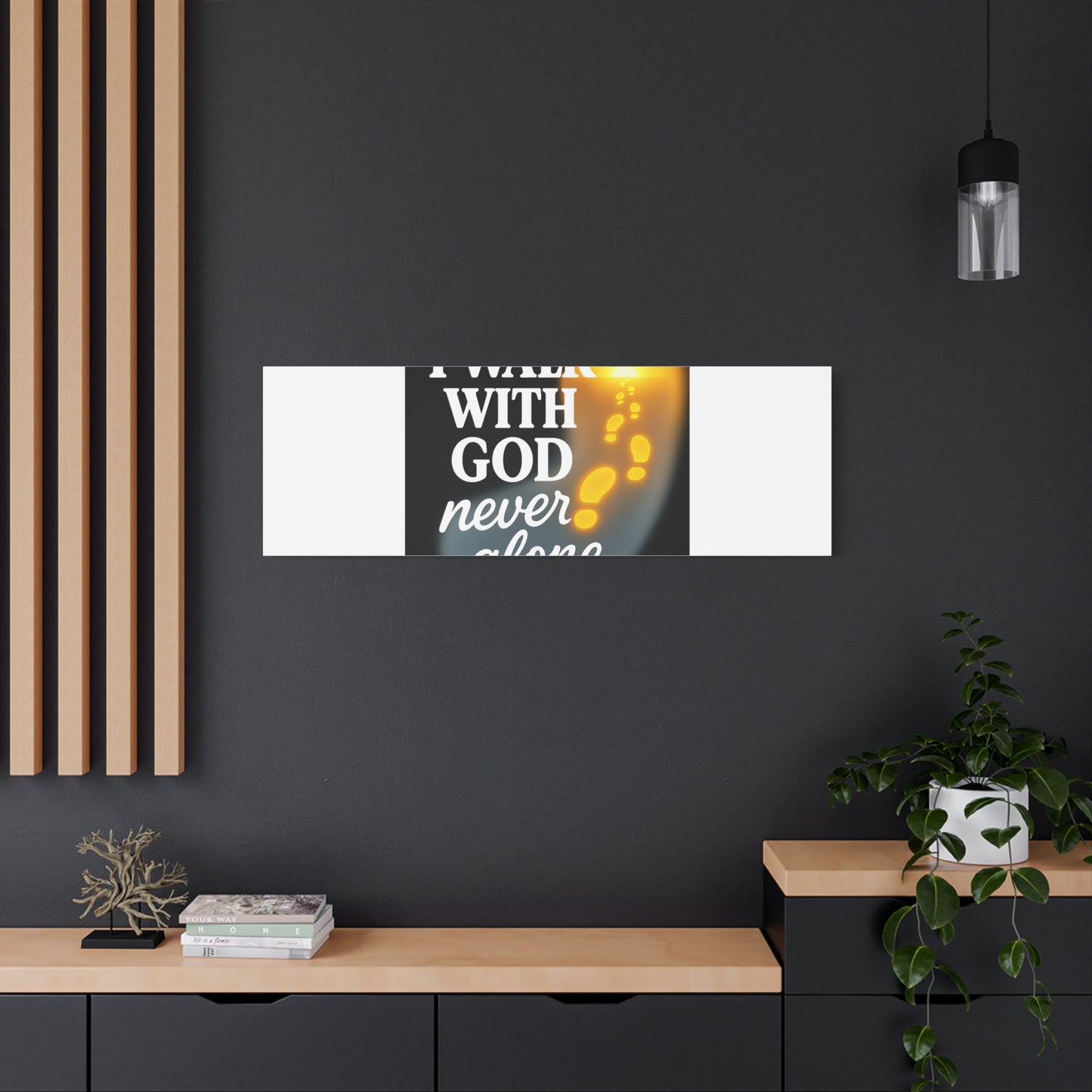 I Walk With God – Matte Canvas Wall Art