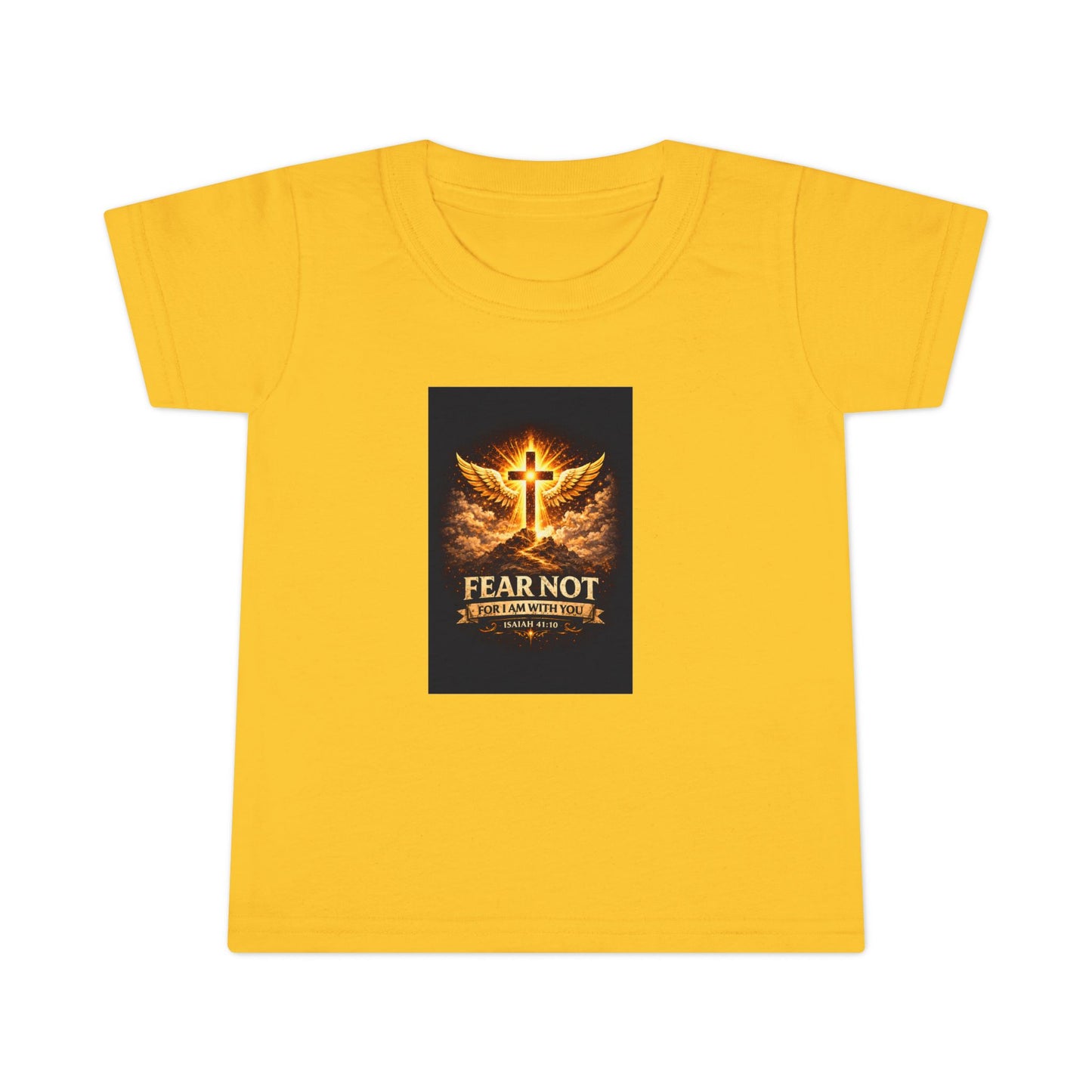 Toddler T-Shirt - Fear Not, Guardian Angel Cross Graphic