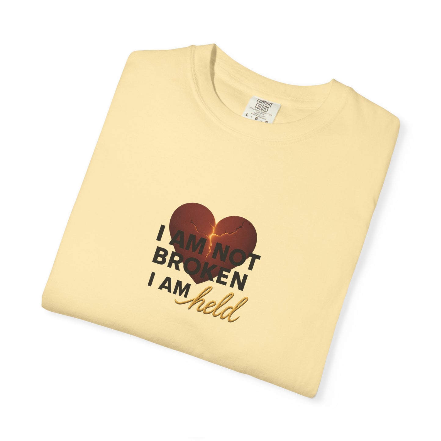 Heartfelt Garment-Dyed T-Shirt – Inspirational Unisex Tee for Comfort, Expression & Everyday Wear