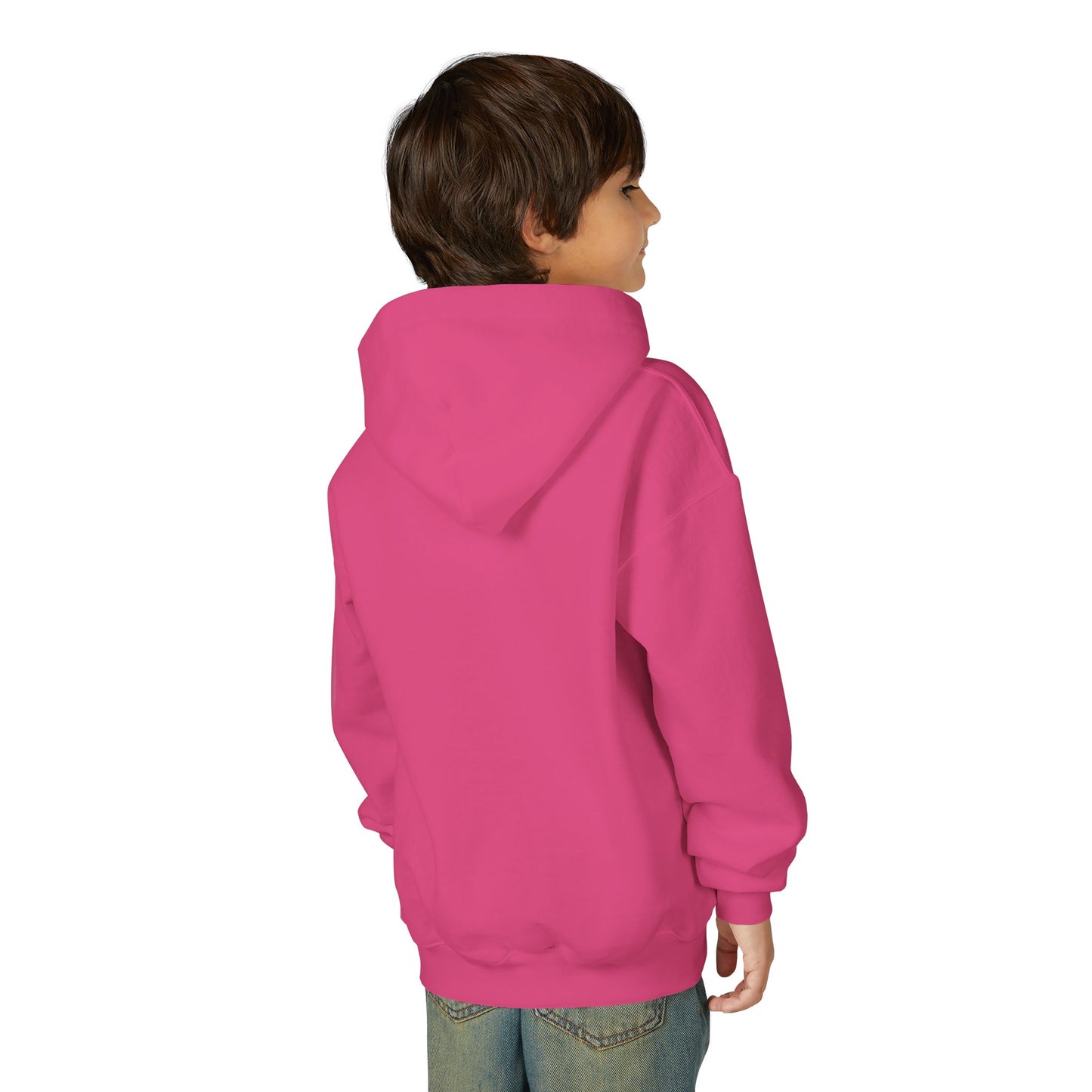 Youth Faith Hoodie – “I Walk With God Never Alone”  Cozy Christian Sweatshirt for Kids