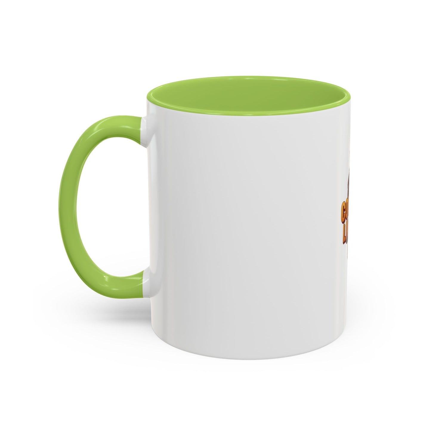 Courage-Inspired Accent Coffee Mug – A Daily Reminder to Stay Strong