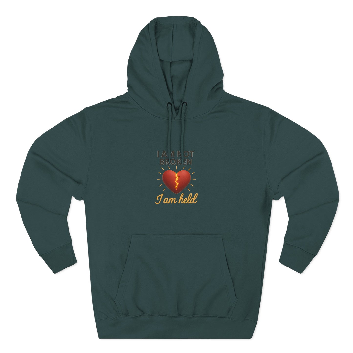 I Am Not Broken – Inspirational Hoodie for Strength, Healing & Self-Love