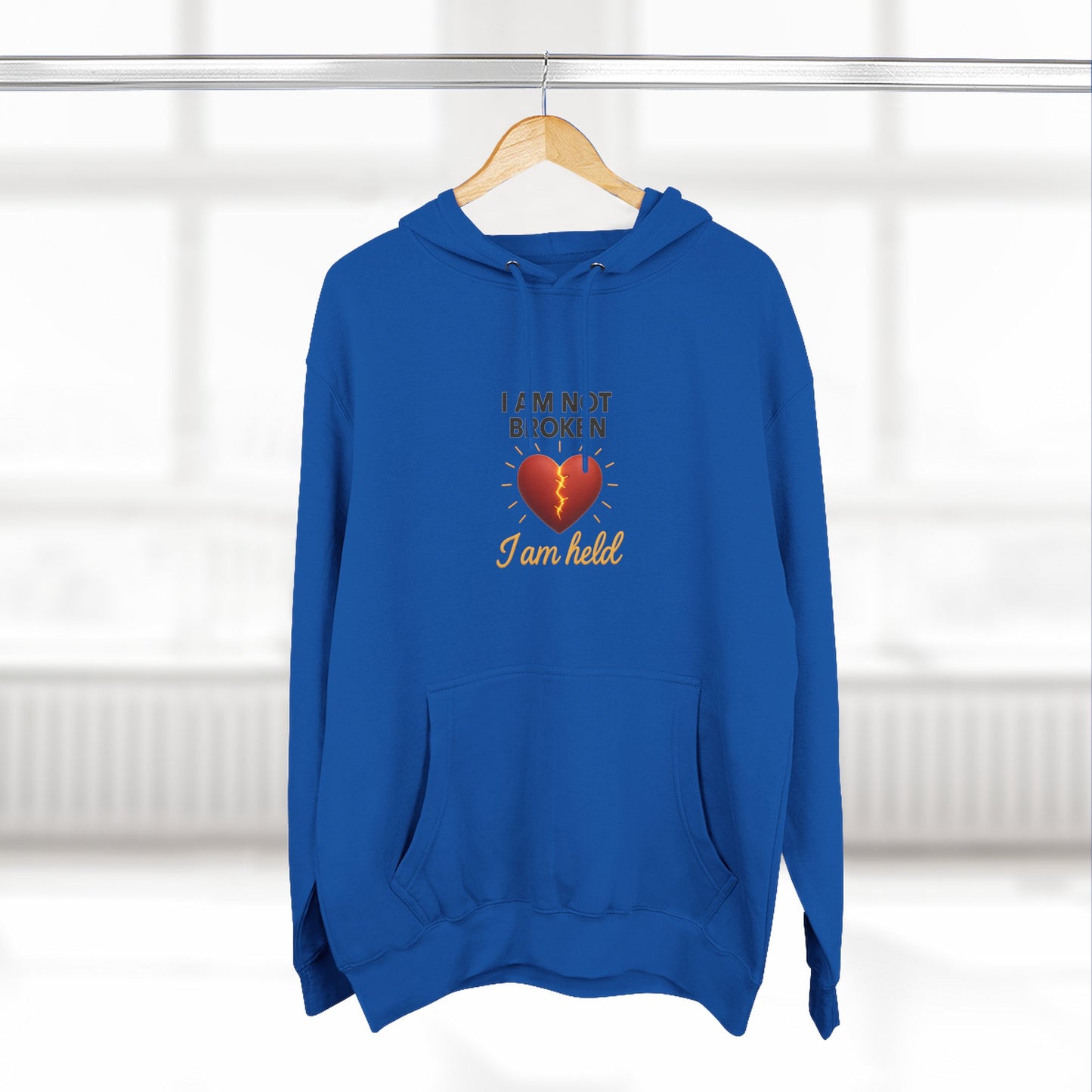 I Am Not Broken – Inspirational Hoodie for Strength, Healing & Self-Love