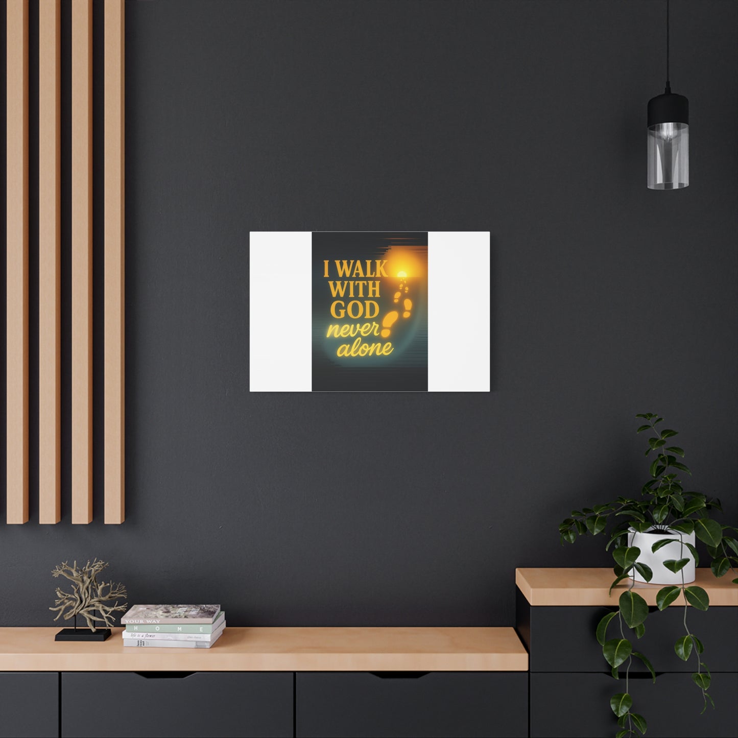 I Walk With God – Matte Canvas Wall Art