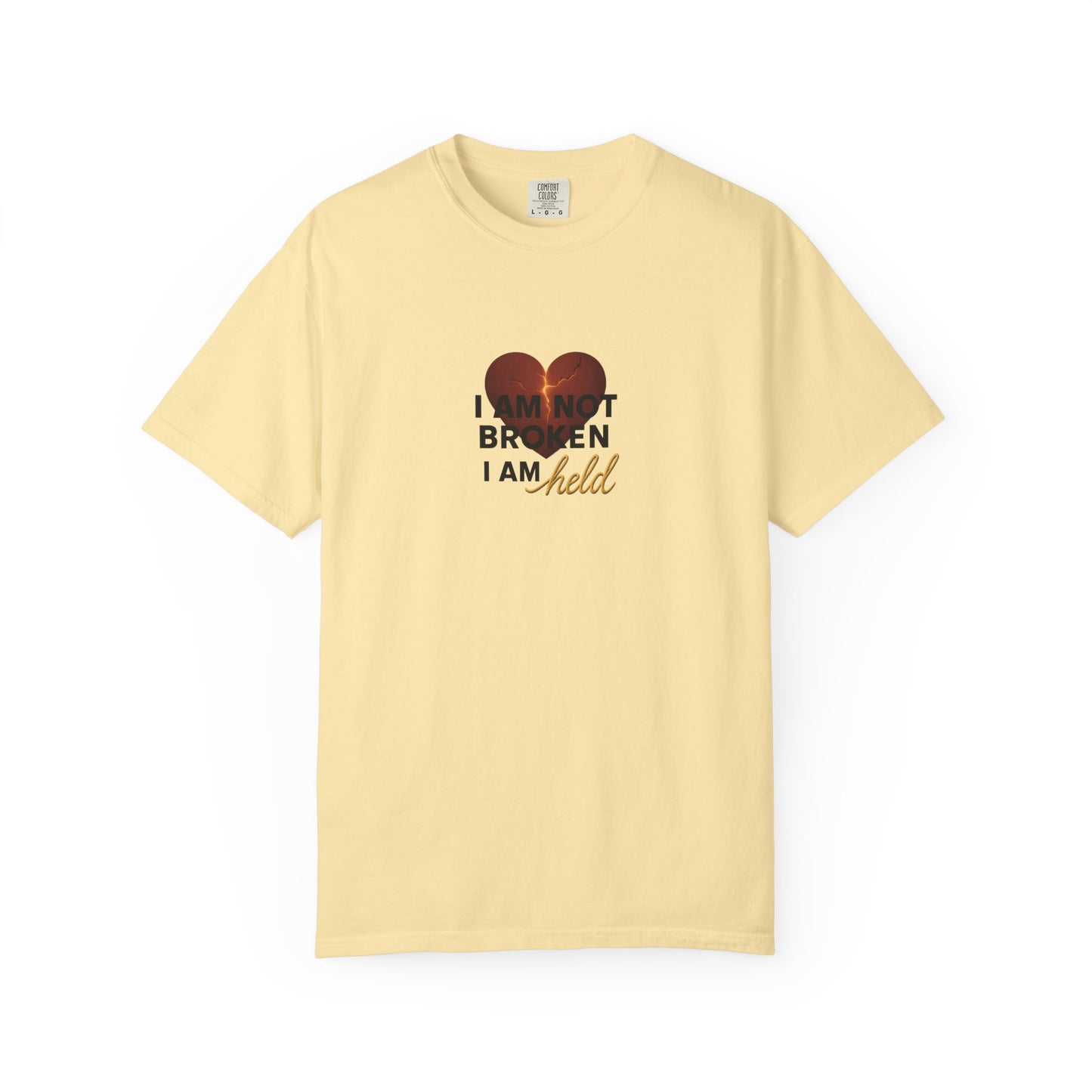 Heartfelt Garment-Dyed T-Shirt – Inspirational Unisex Tee for Comfort, Expression & Everyday Wear