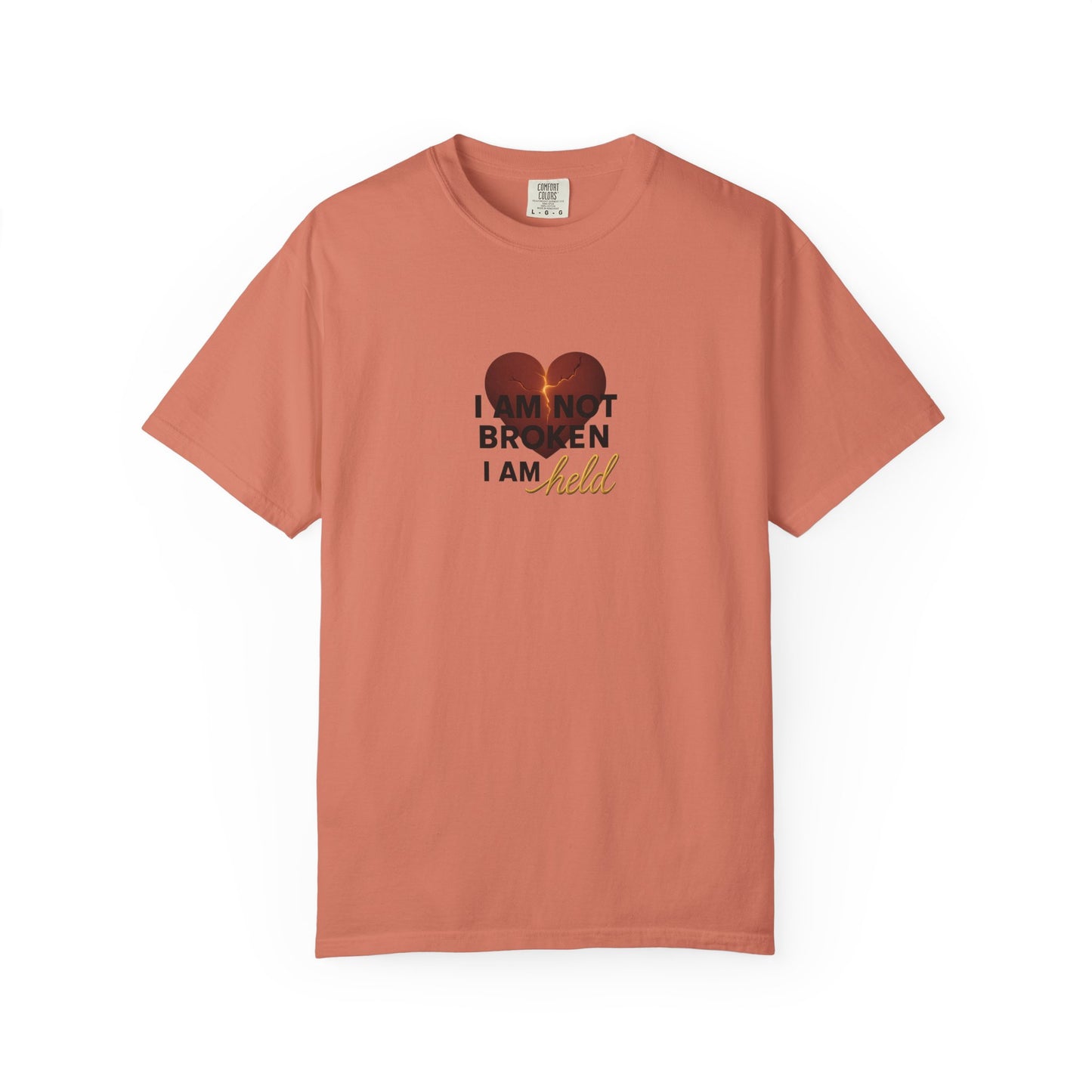 Heartfelt Garment-Dyed T-Shirt – Inspirational Unisex Tee for Comfort, Expression & Everyday Wear
